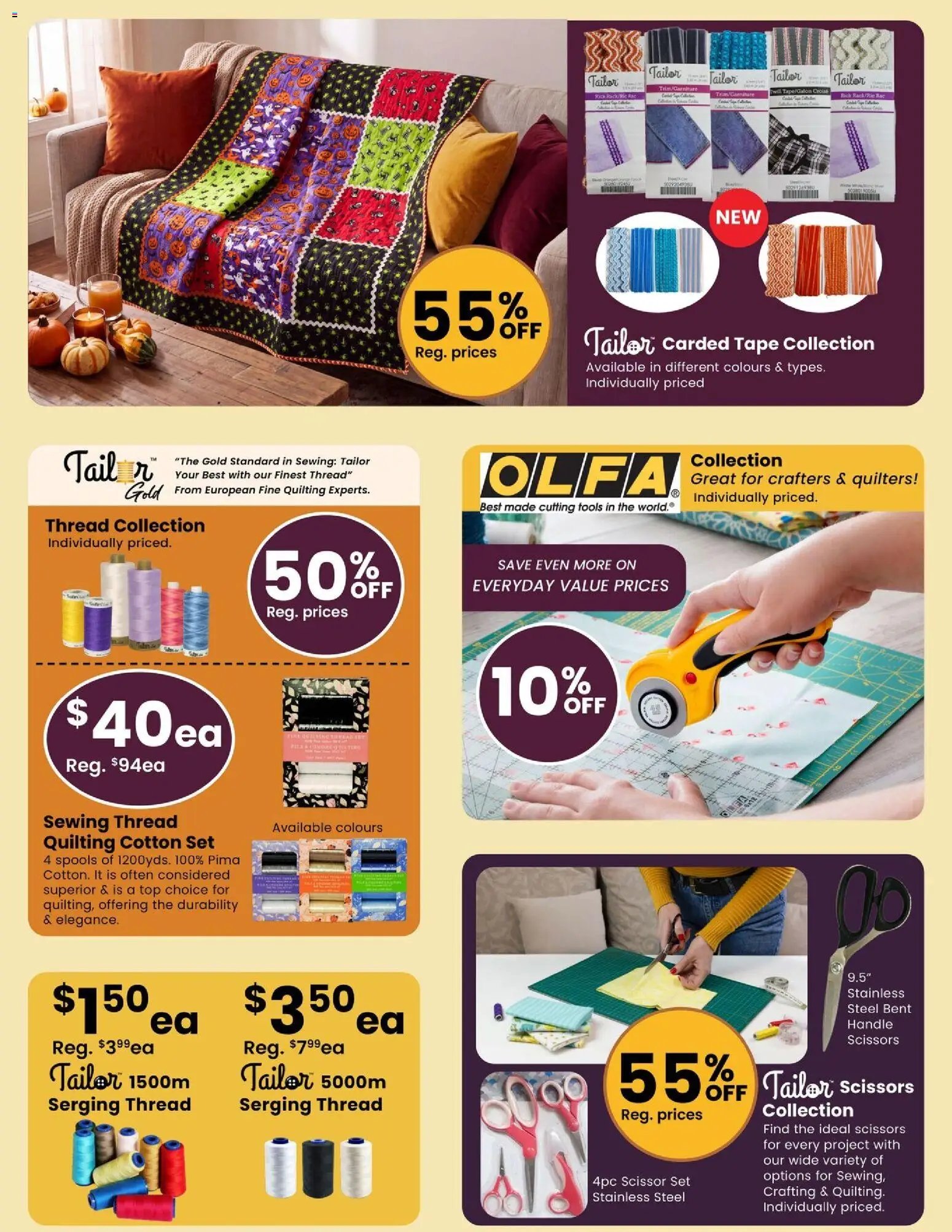 Fabricland weekly flyer / circulaire