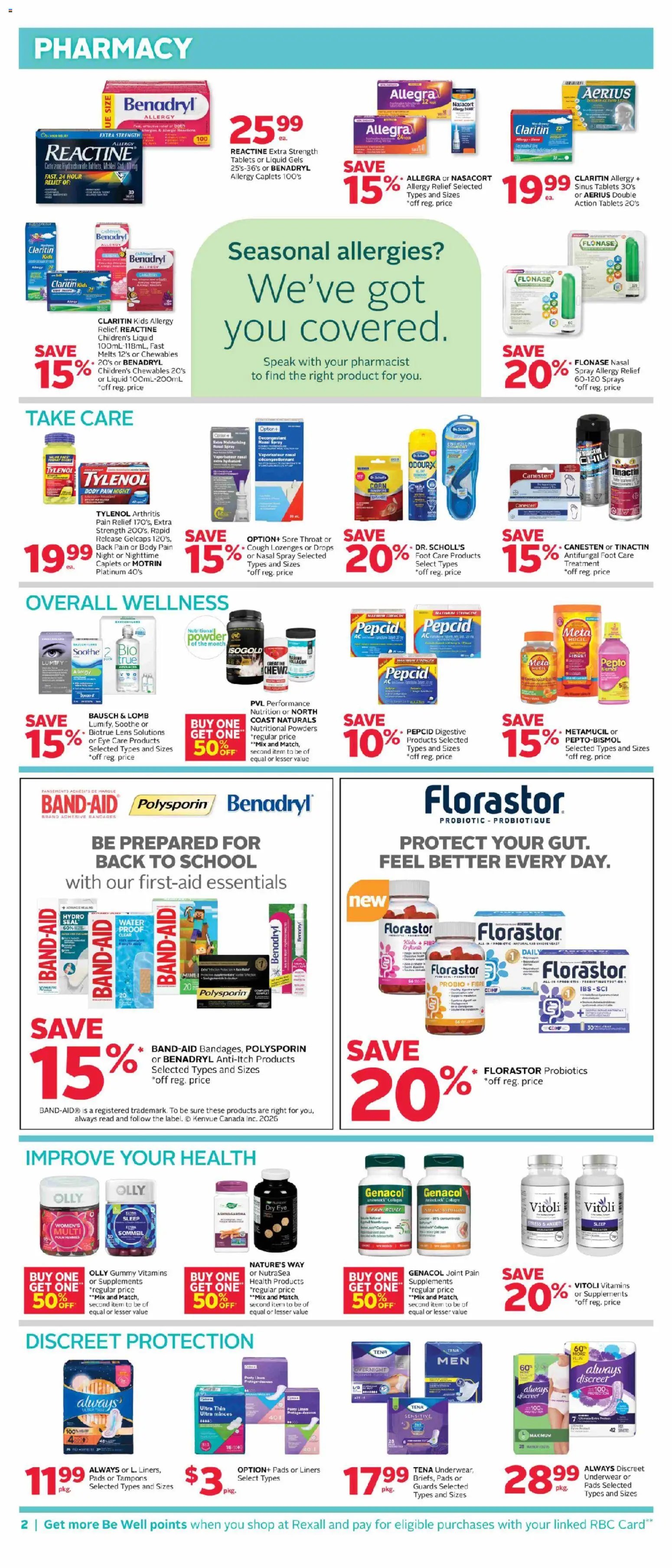 Rexall weekly flyer / circulaire