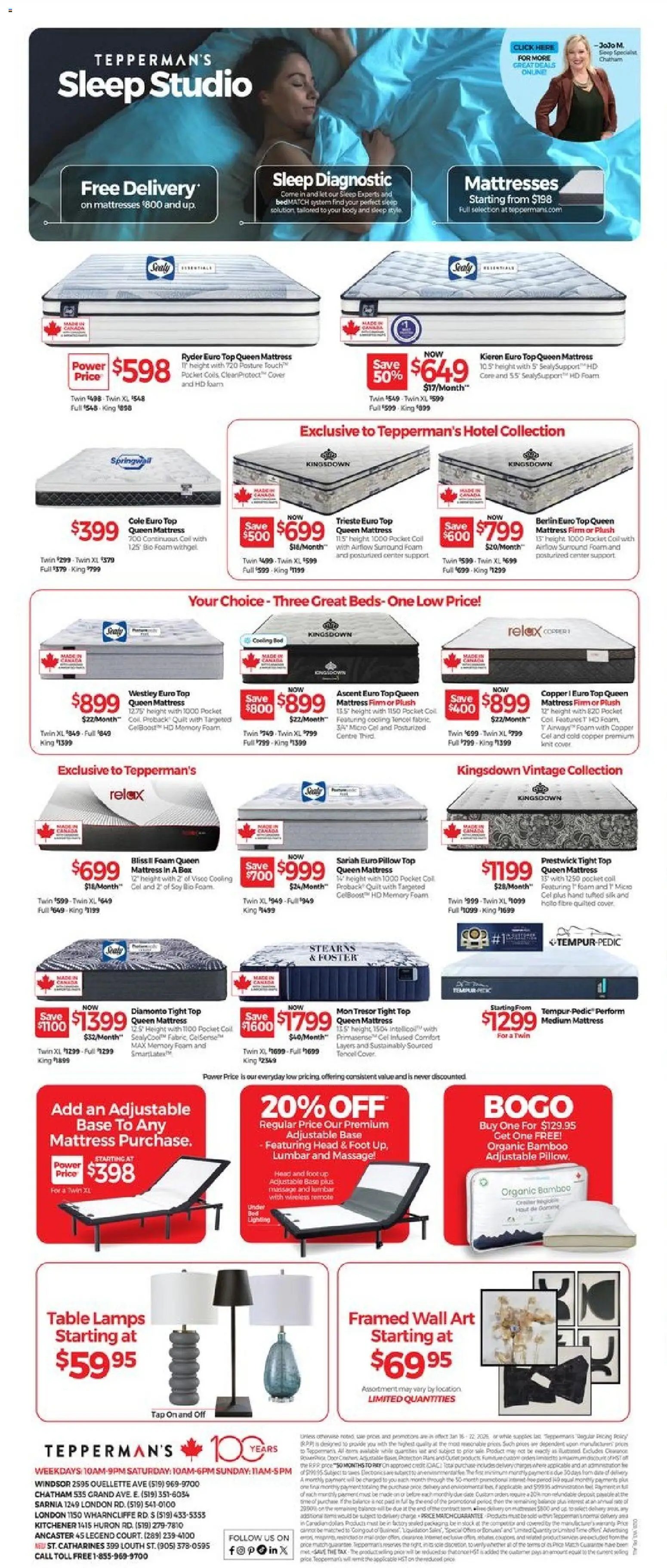 Tepperman's outlet (2026-01-16 - 2026-01-22) | 10