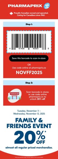 Pharmaprix - Event (2025-11-11 - 2025-11-12)