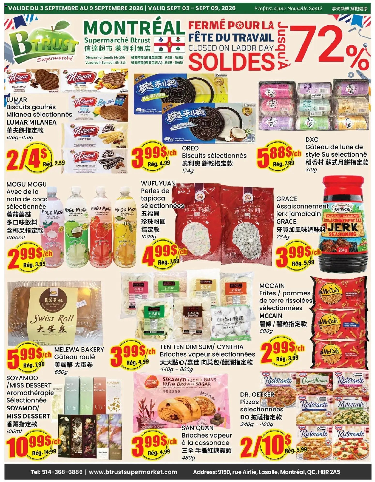 Btrust Supermarket weekly flyer / circulaire