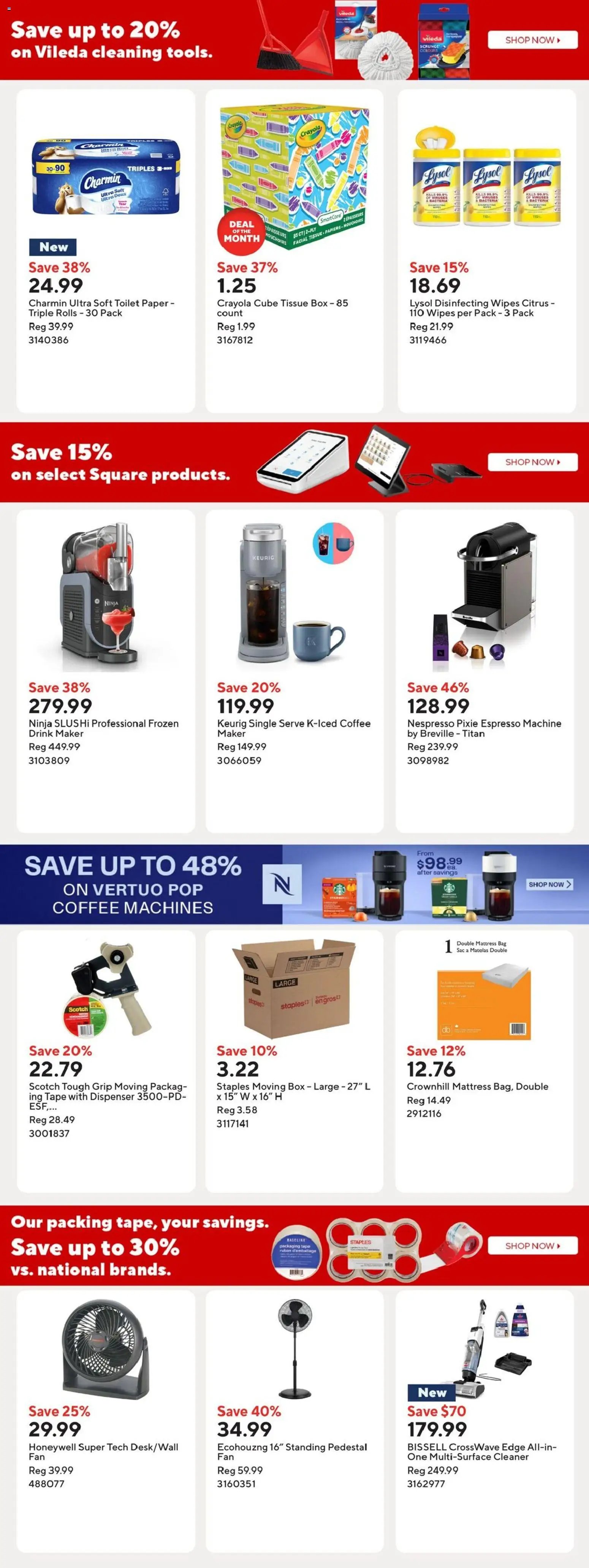 Staples weekly flyer / circulaire