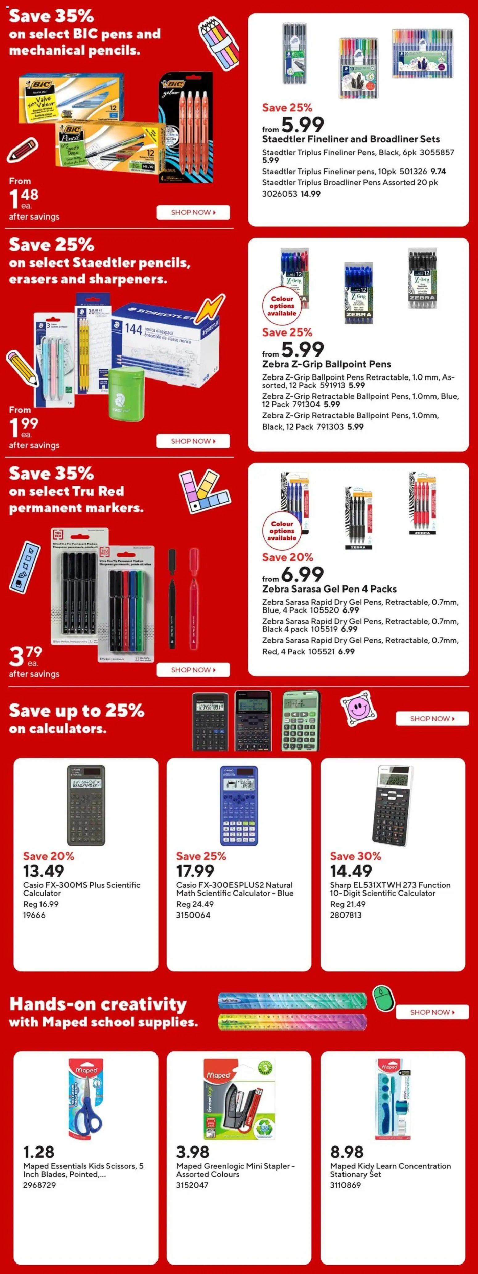 Staples weekly flyer / circulaire