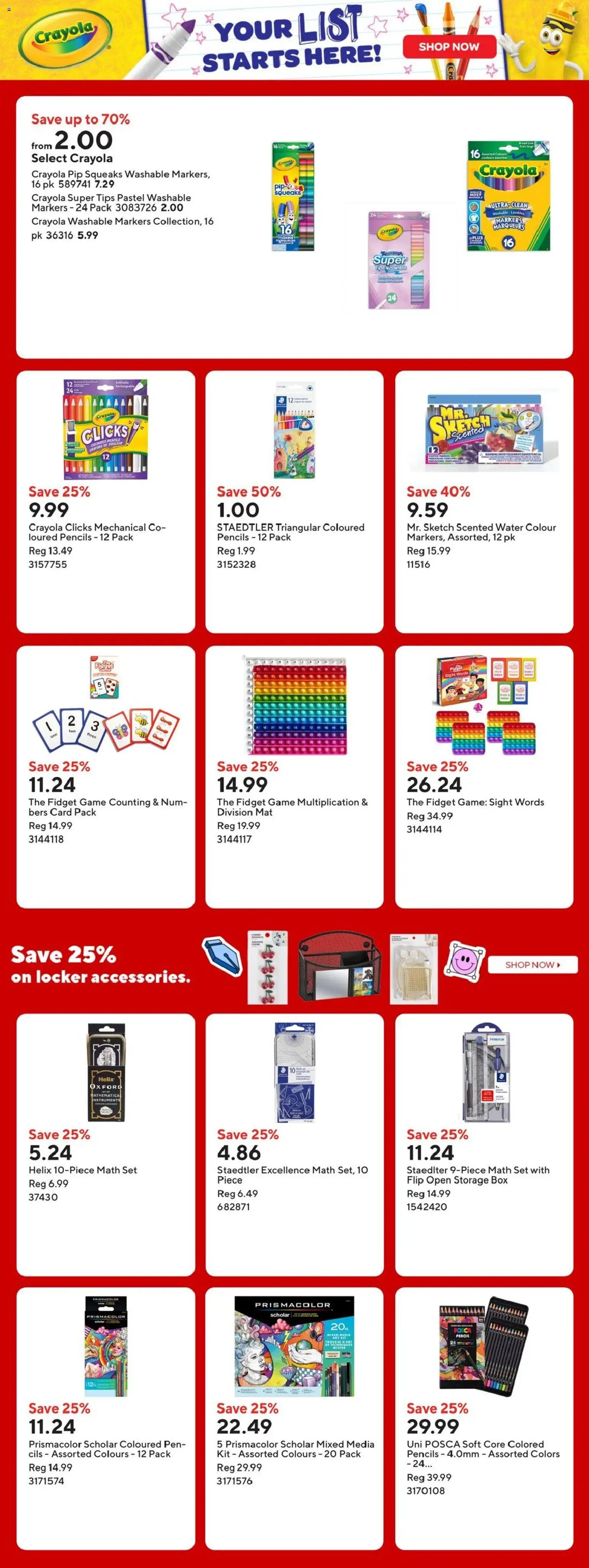 Staples weekly flyer / circulaire