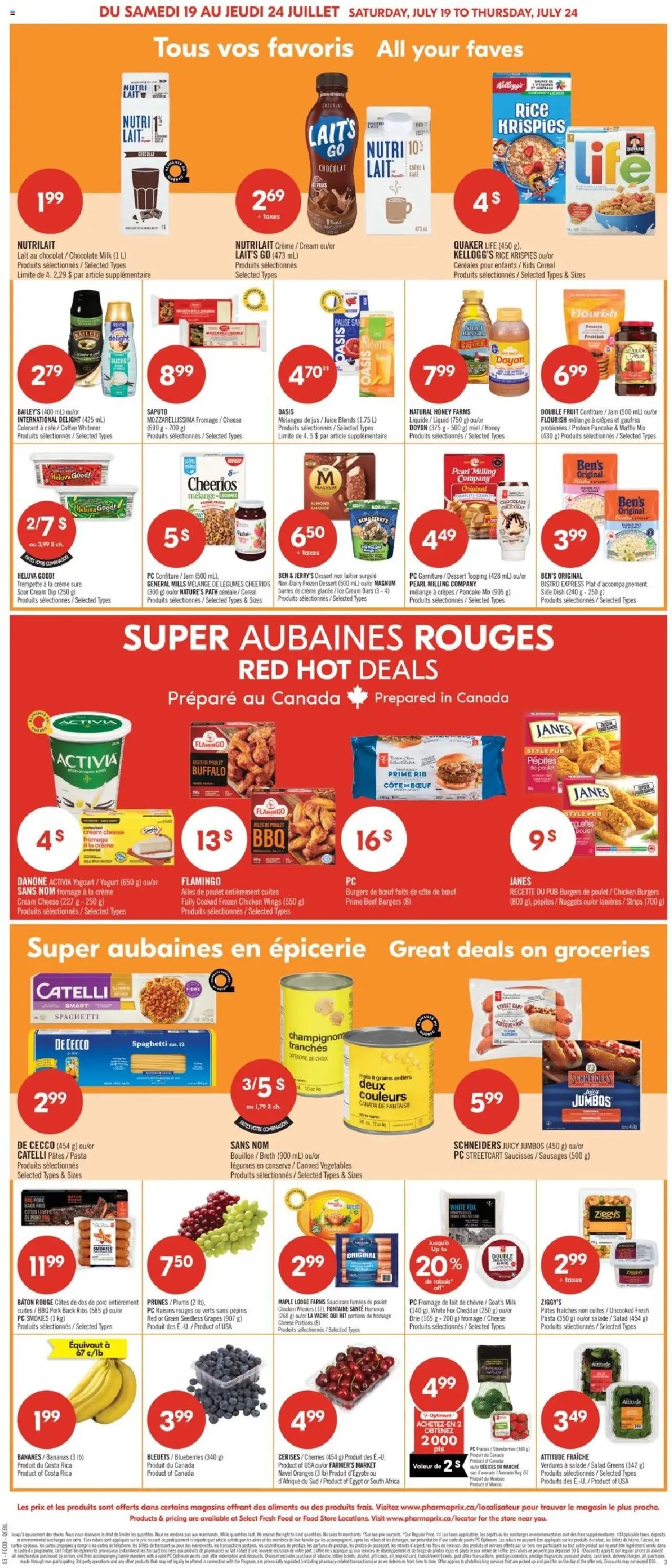 Pharmaprix weekly flyer / circulaire