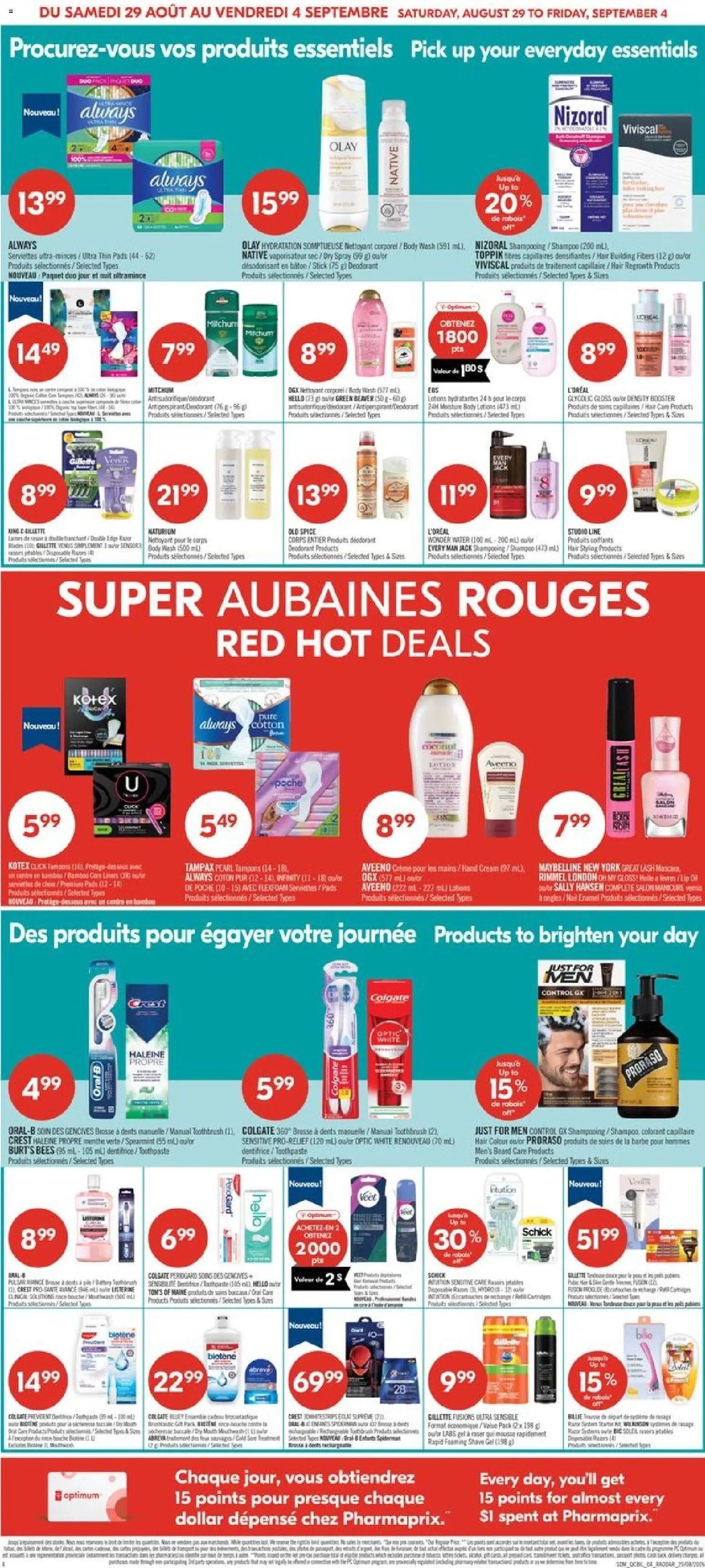 Pharmaprix weekly flyer / circulaire