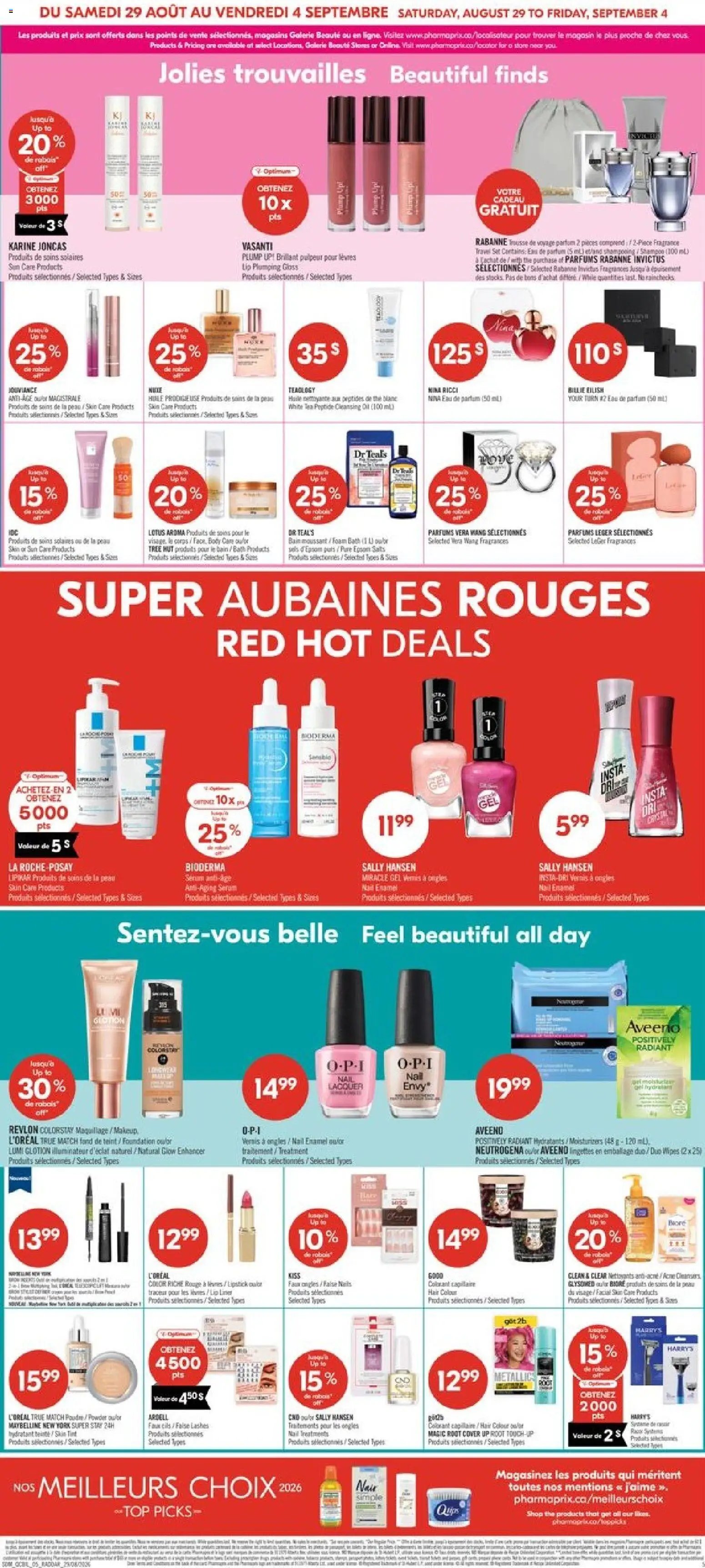 Pharmaprix weekly flyer / circulaire
