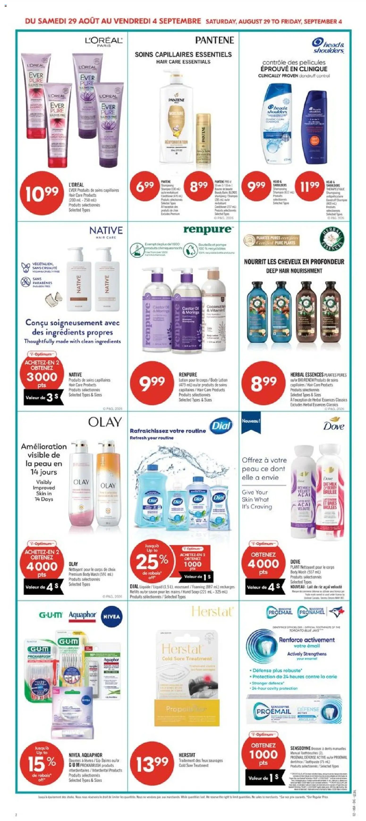 Pharmaprix weekly flyer / circulaire