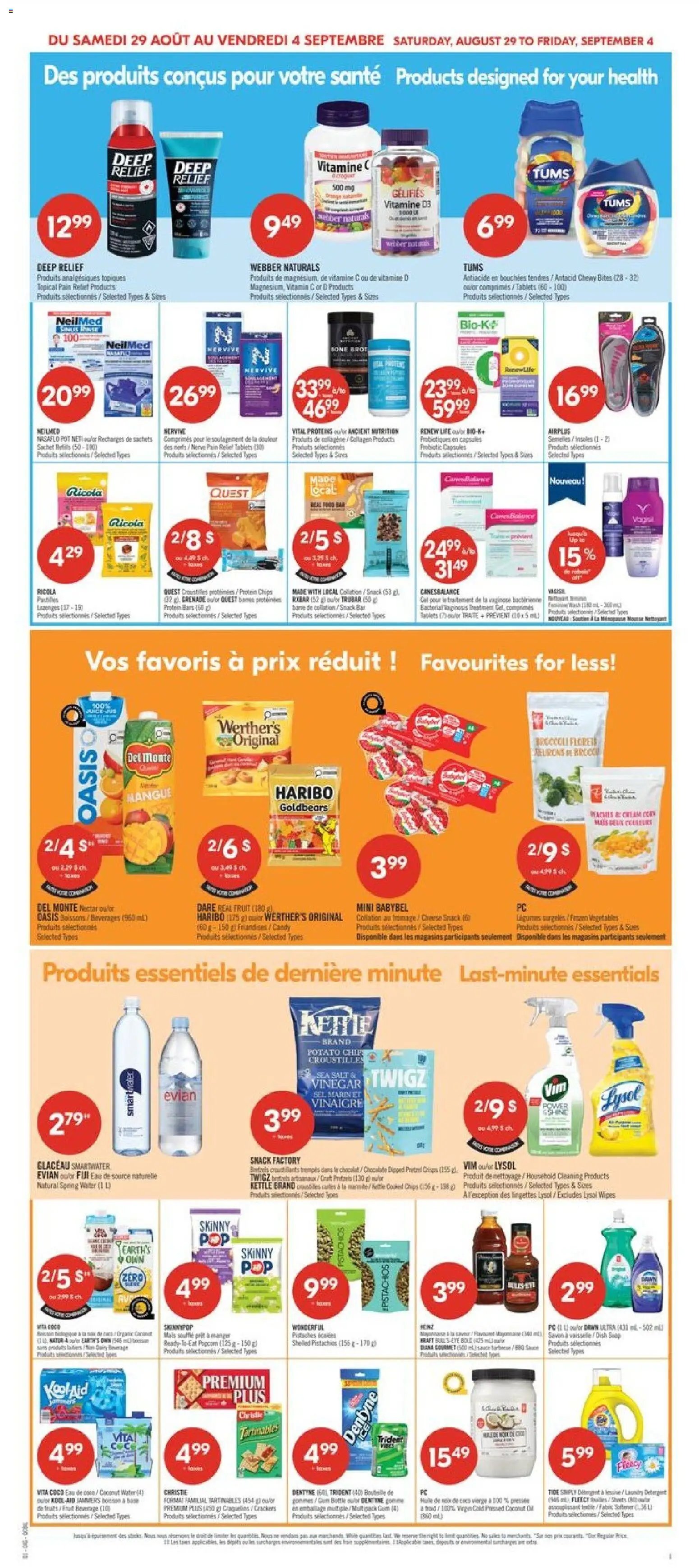 Pharmaprix weekly flyer / circulaire