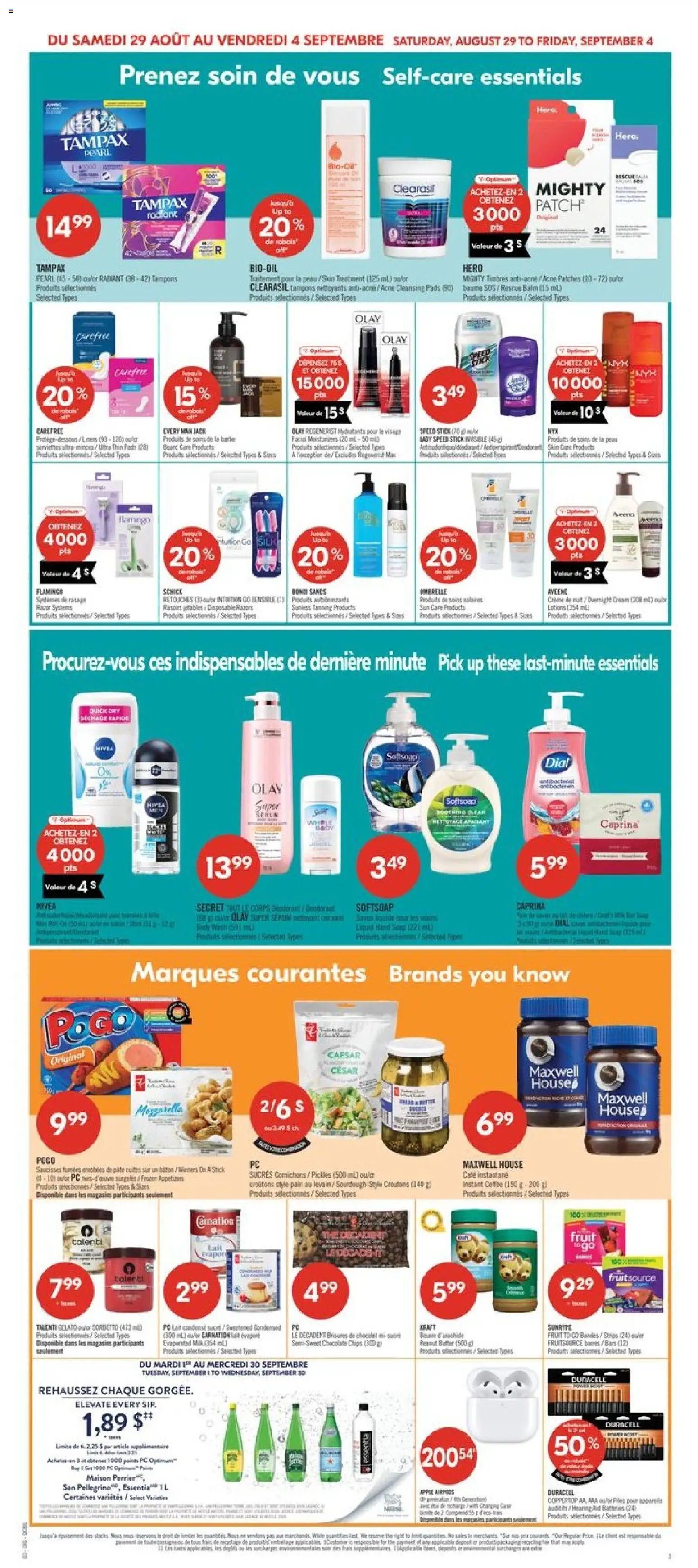 Pharmaprix weekly flyer / circulaire