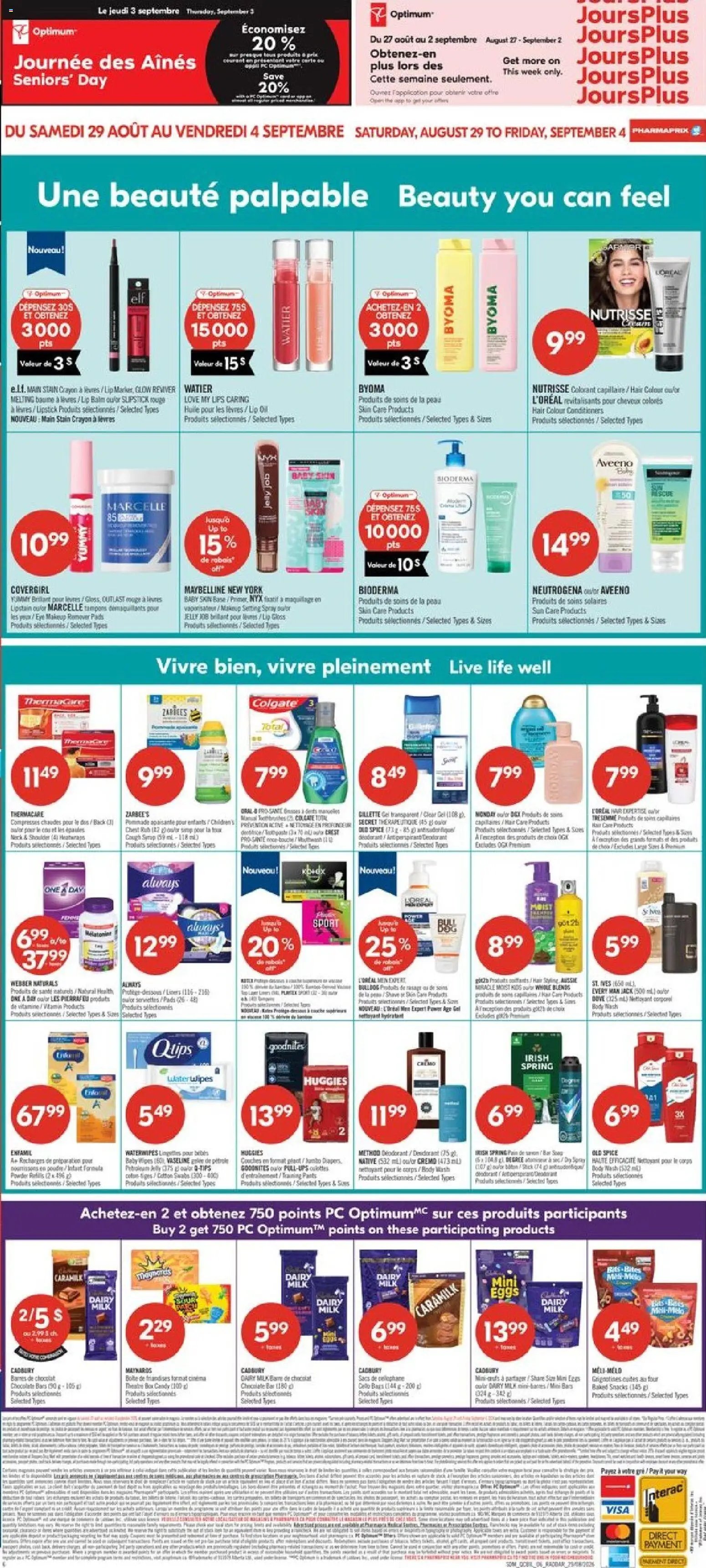 Pharmaprix weekly flyer / circulaire