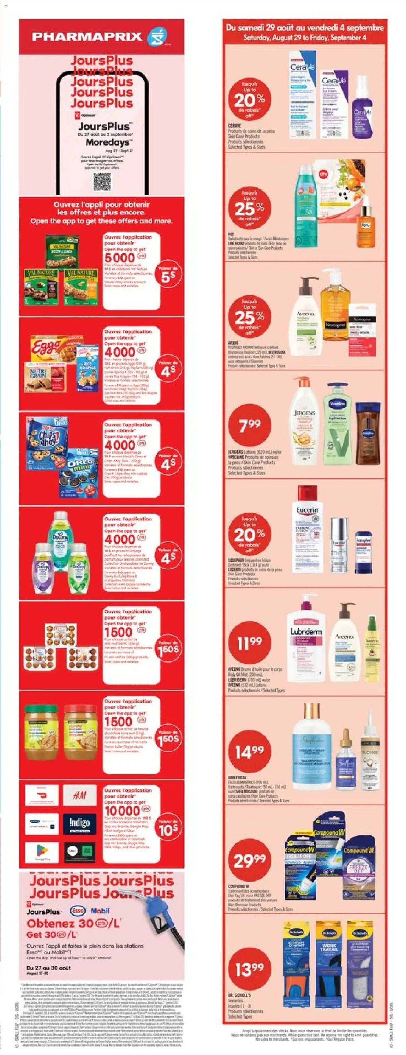 Pharmaprix weekly flyer / circulaire