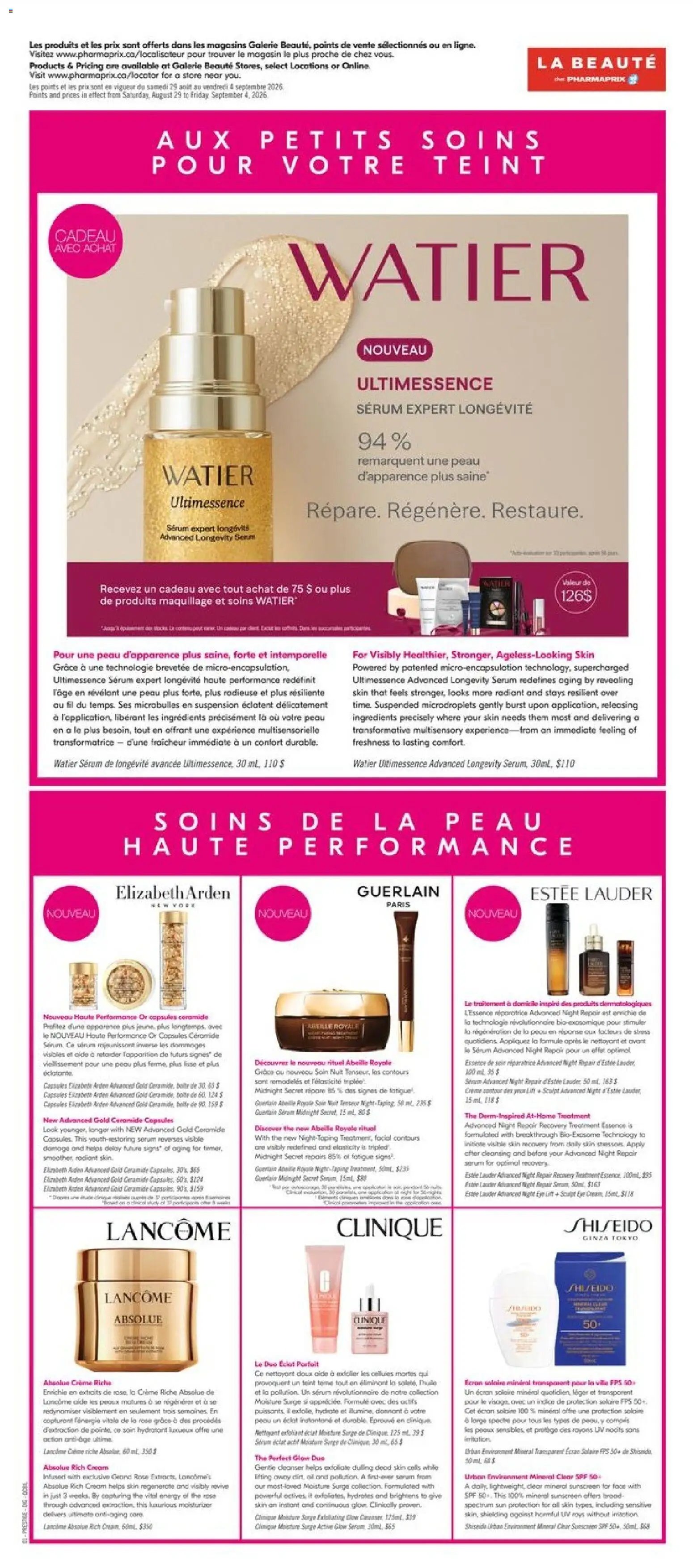 Pharmaprix weekly flyer / circulaire