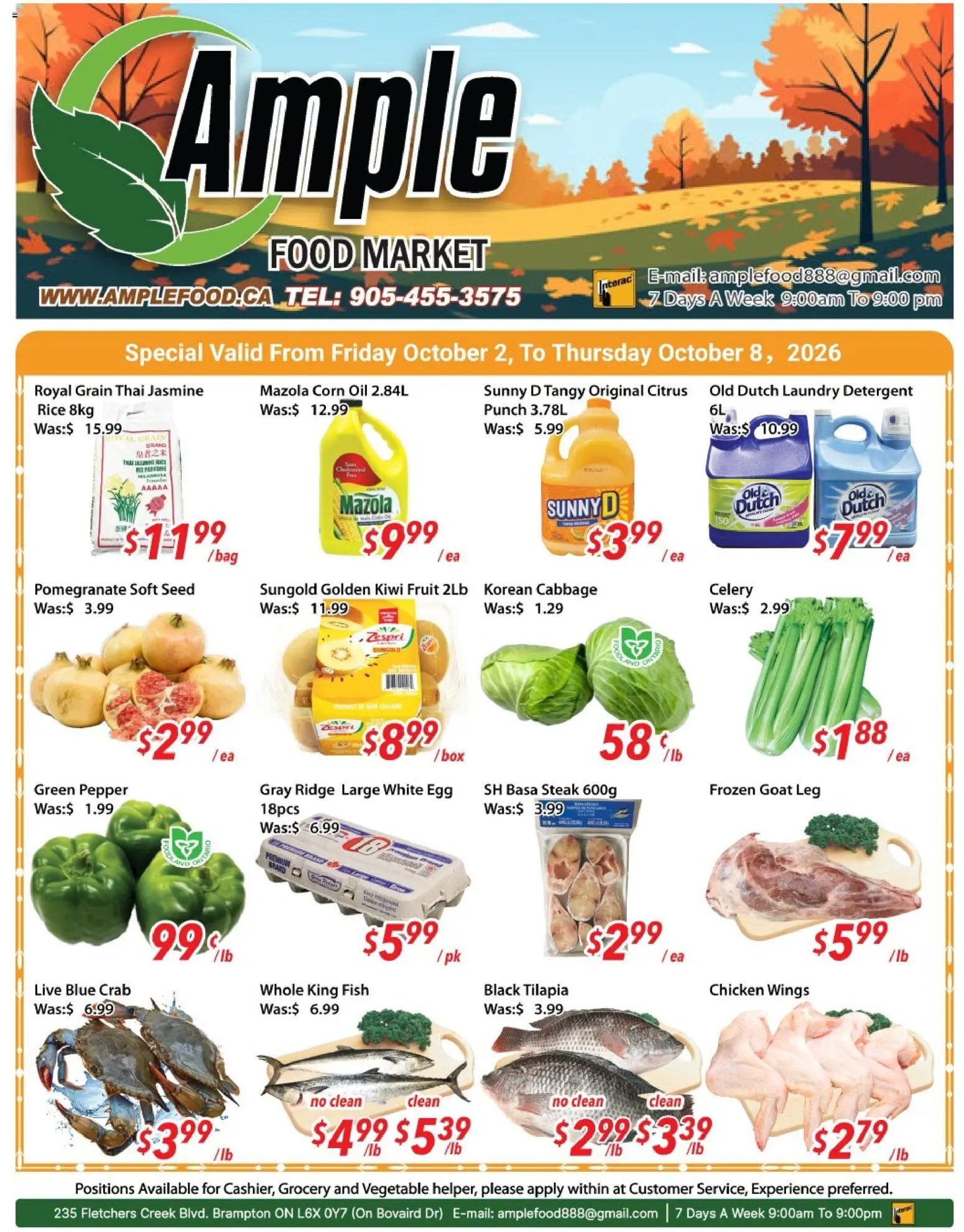 Ample Food Market weekly flyer / circulaire