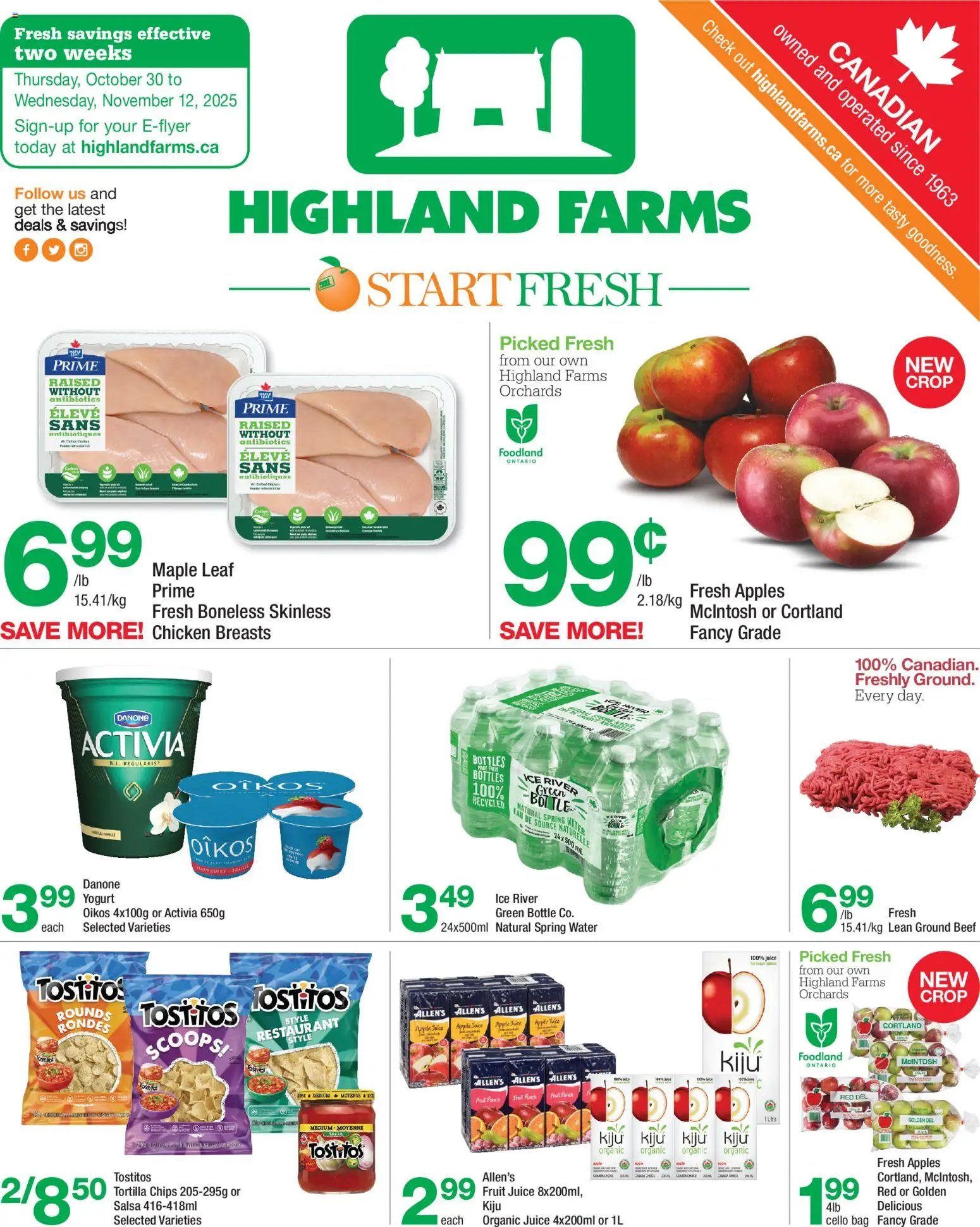 Highland Farms weekly flyer / circulaire (2025-10-30 - 2025-11-12) | 1