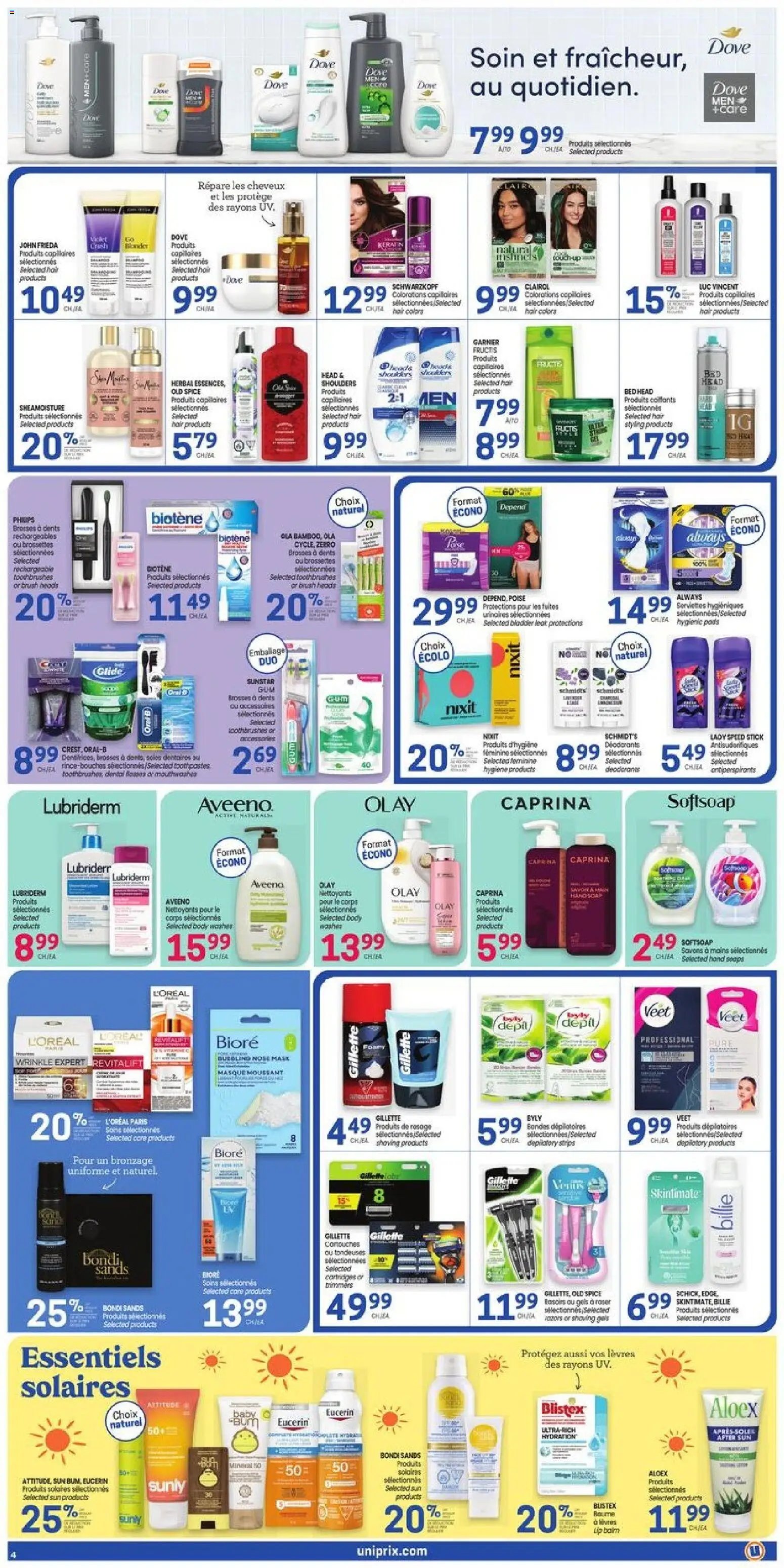 Uniprix weekly flyer / circulaire