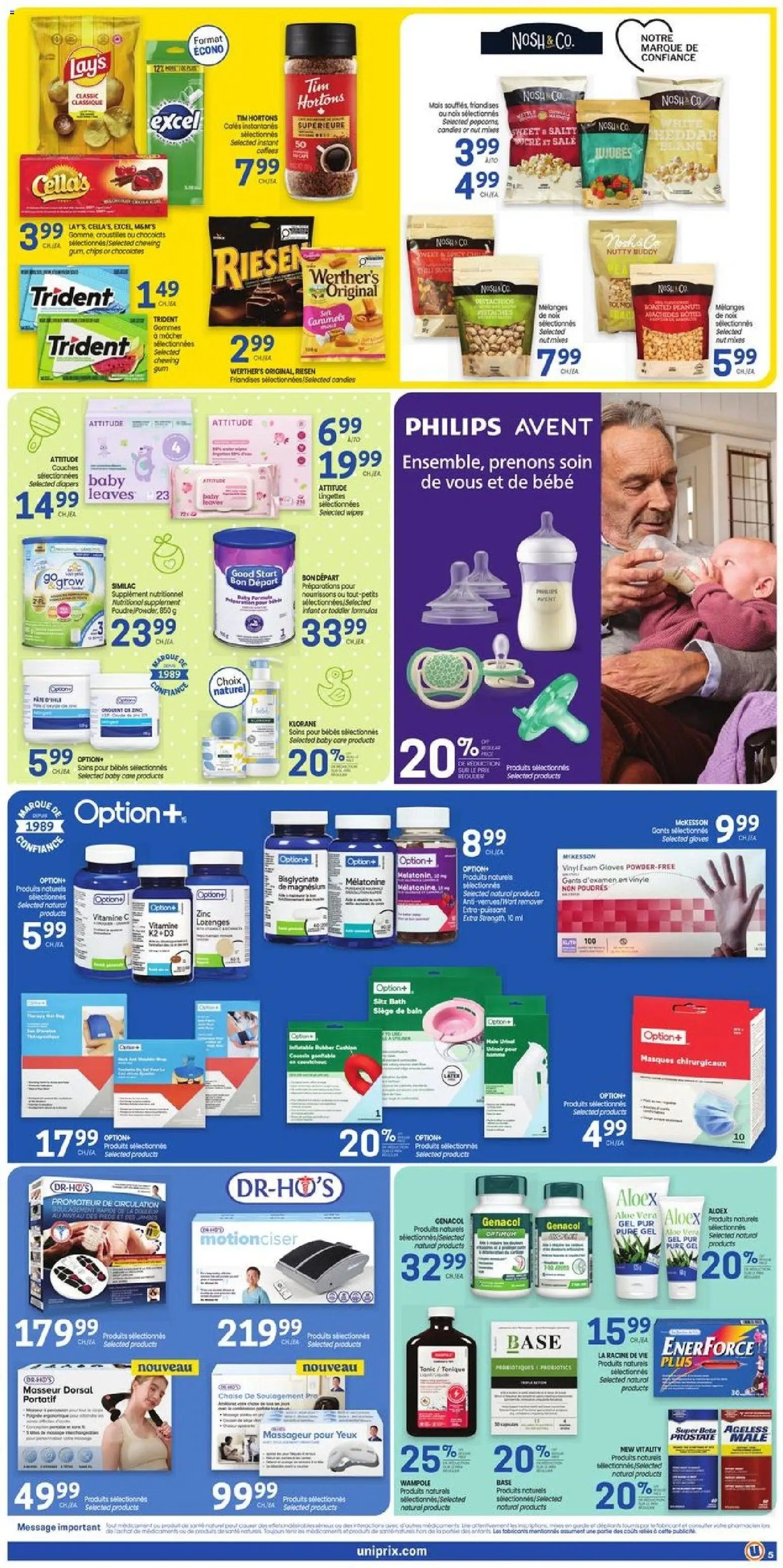 Uniprix weekly flyer / circulaire