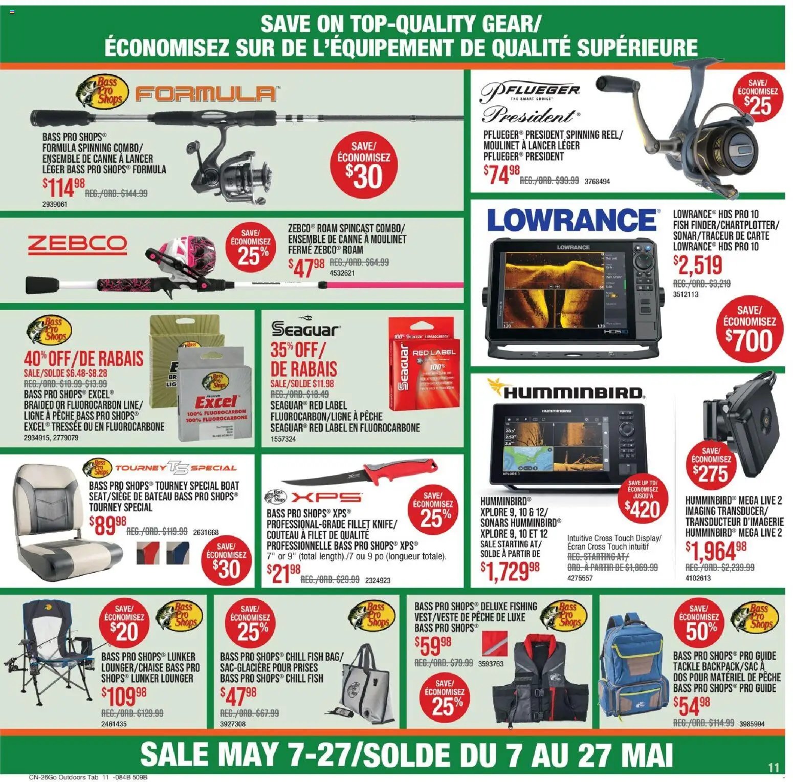 Cabelas weekly flyer / circulaire (2026-05-07 - 2026-05-27) | 11
