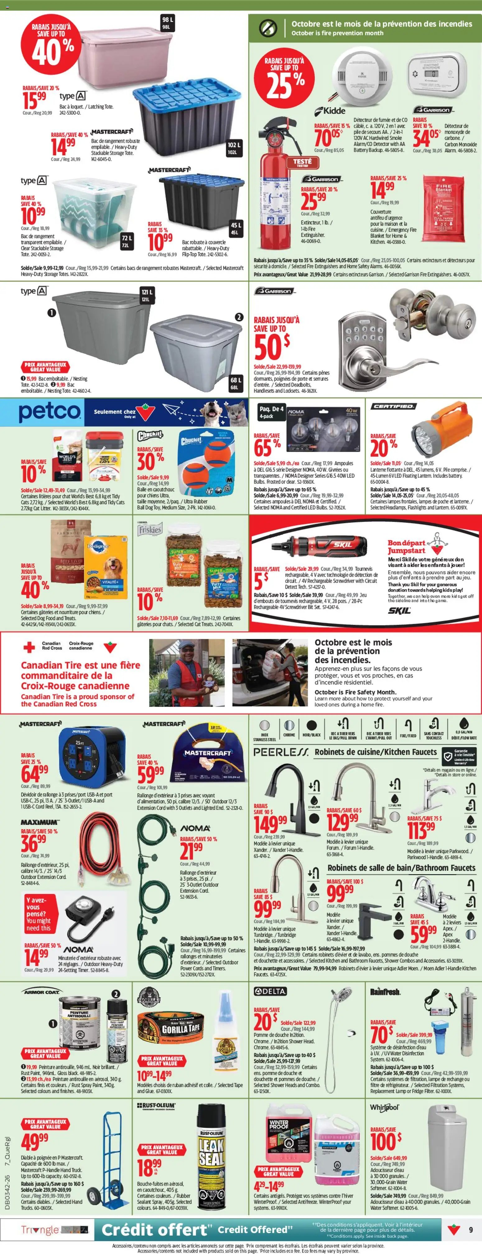 Canadian Tire circulaire