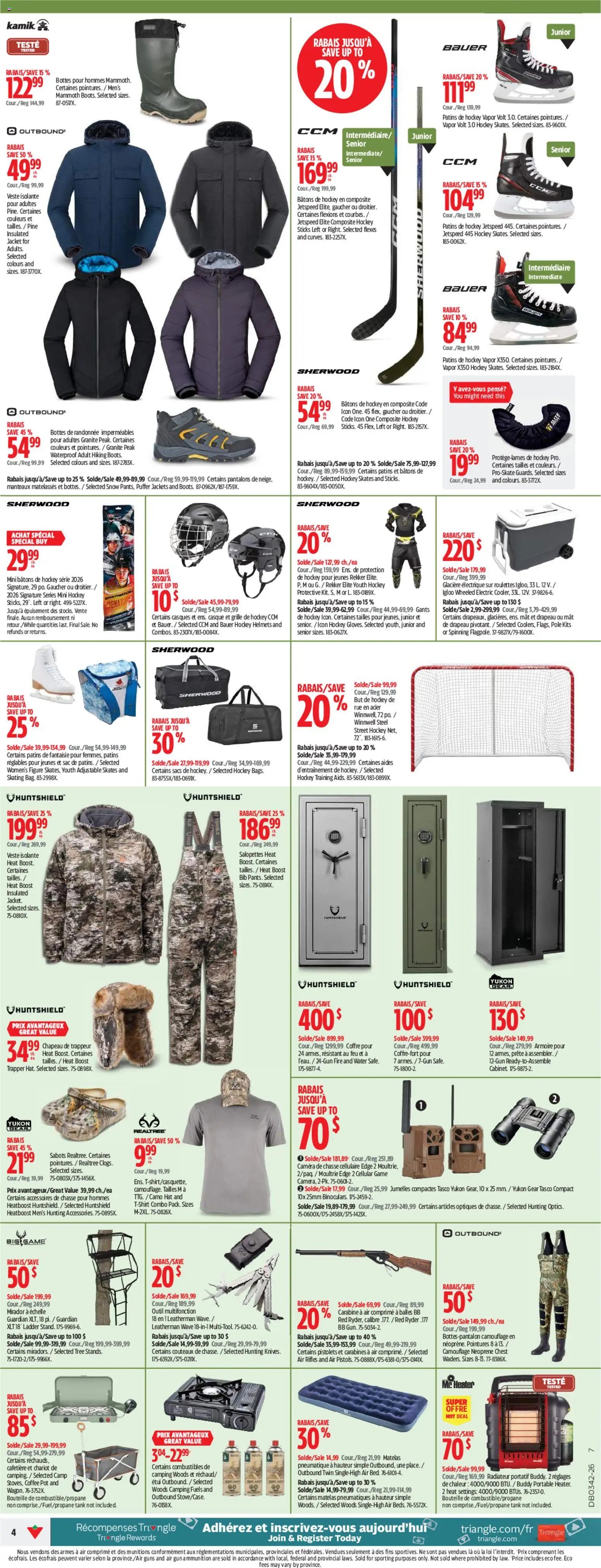 Canadian Tire circulaire