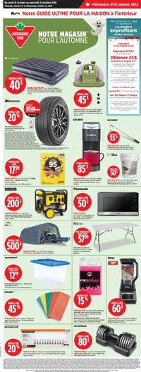 Canadian Tire circulaire