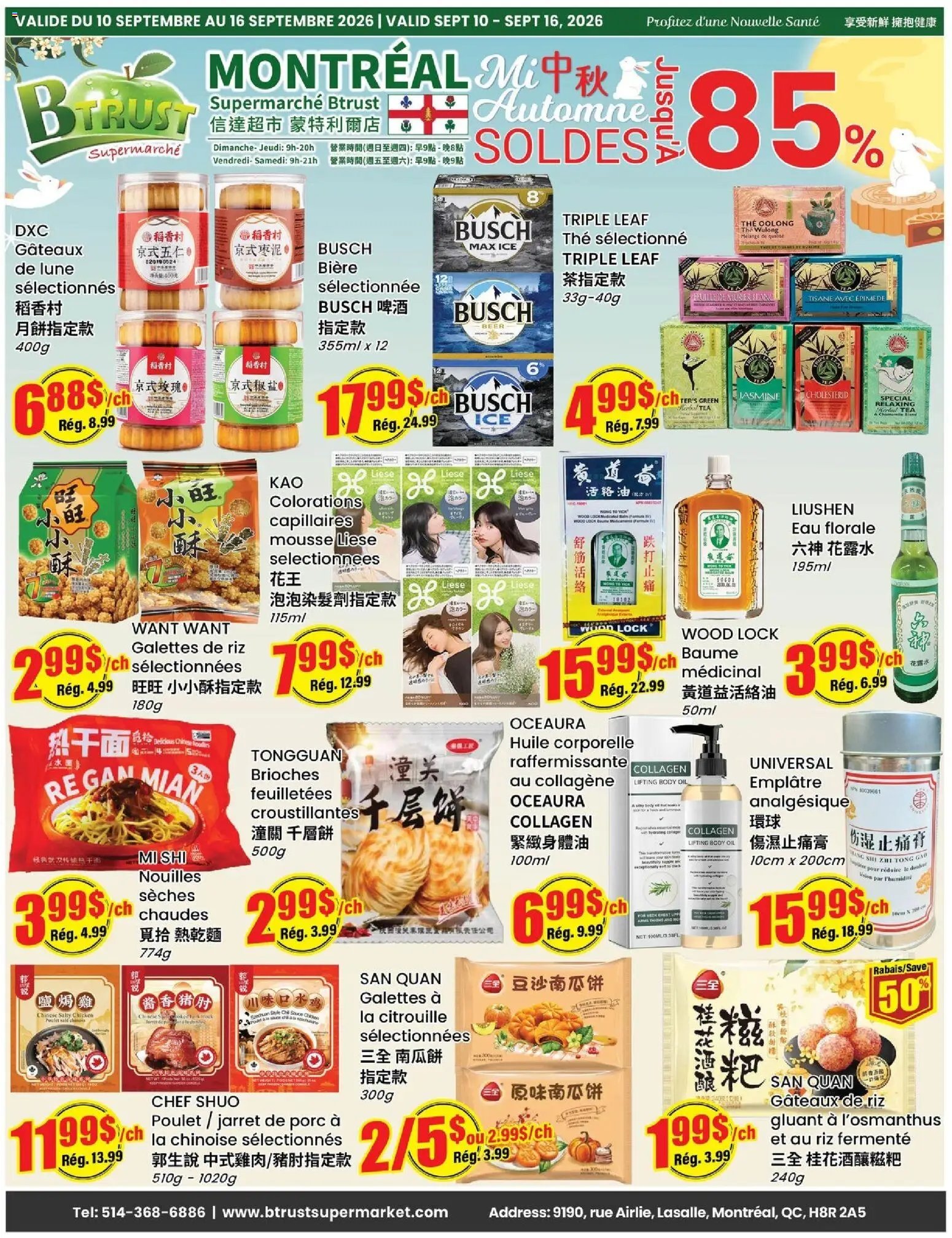 Btrust Supermarket weekly flyer - Montreal