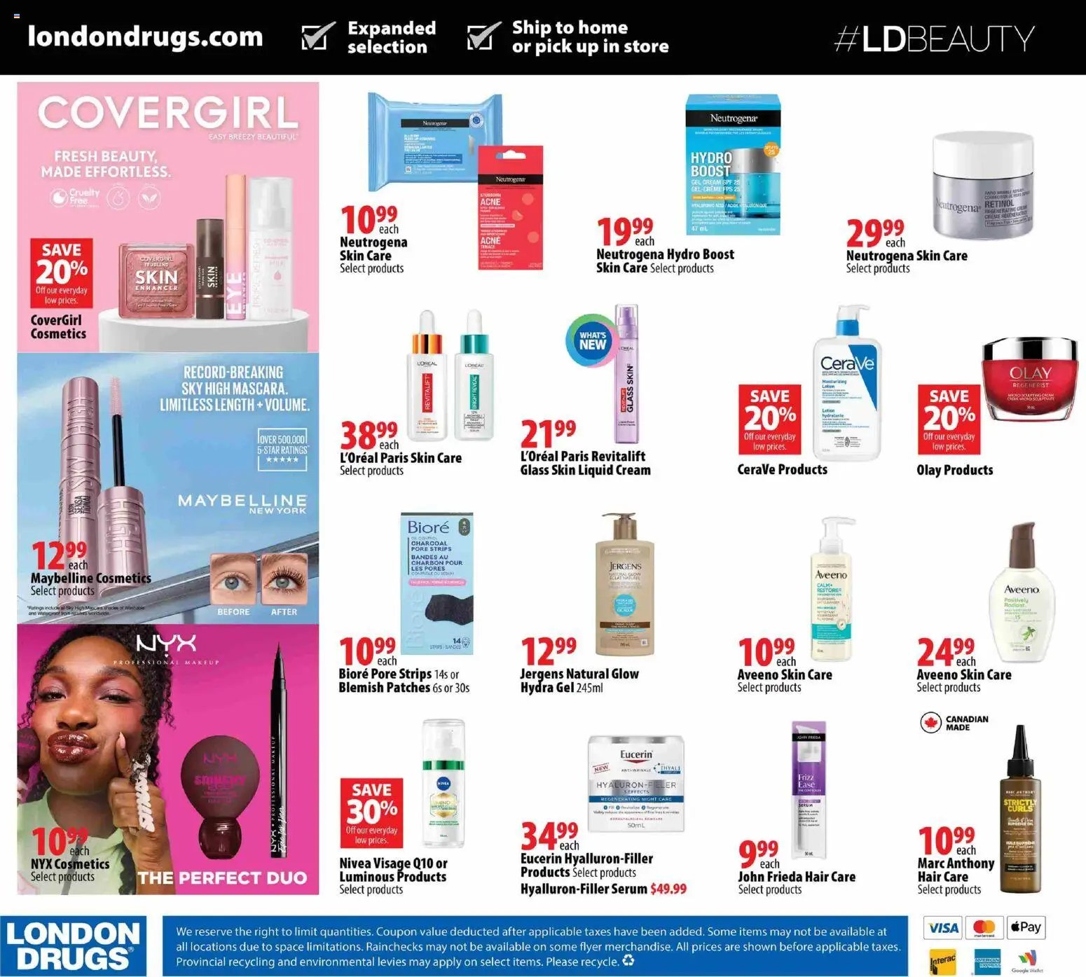 London Drugs flyer - Beauty
