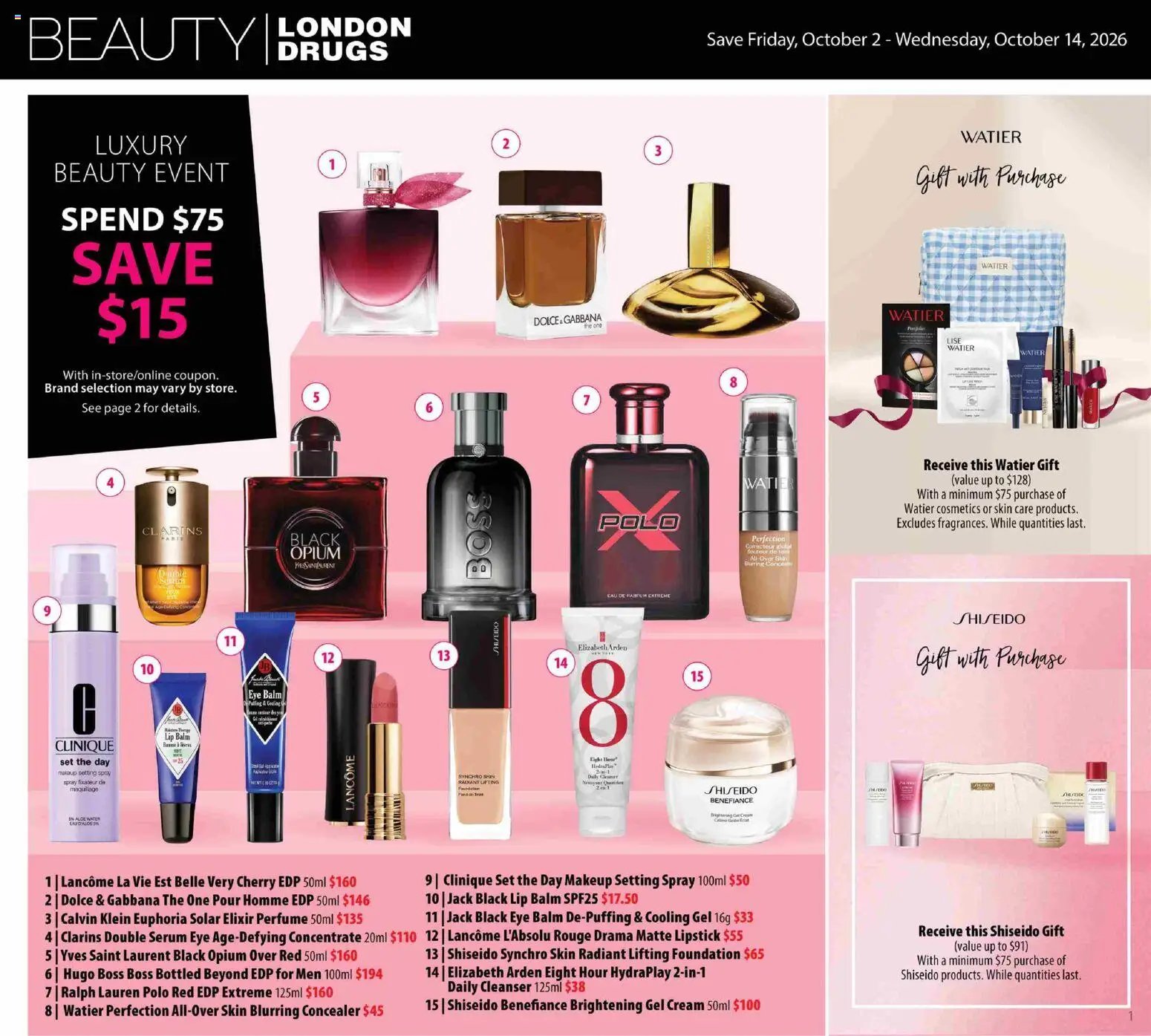 London Drugs flyer - Beauty
