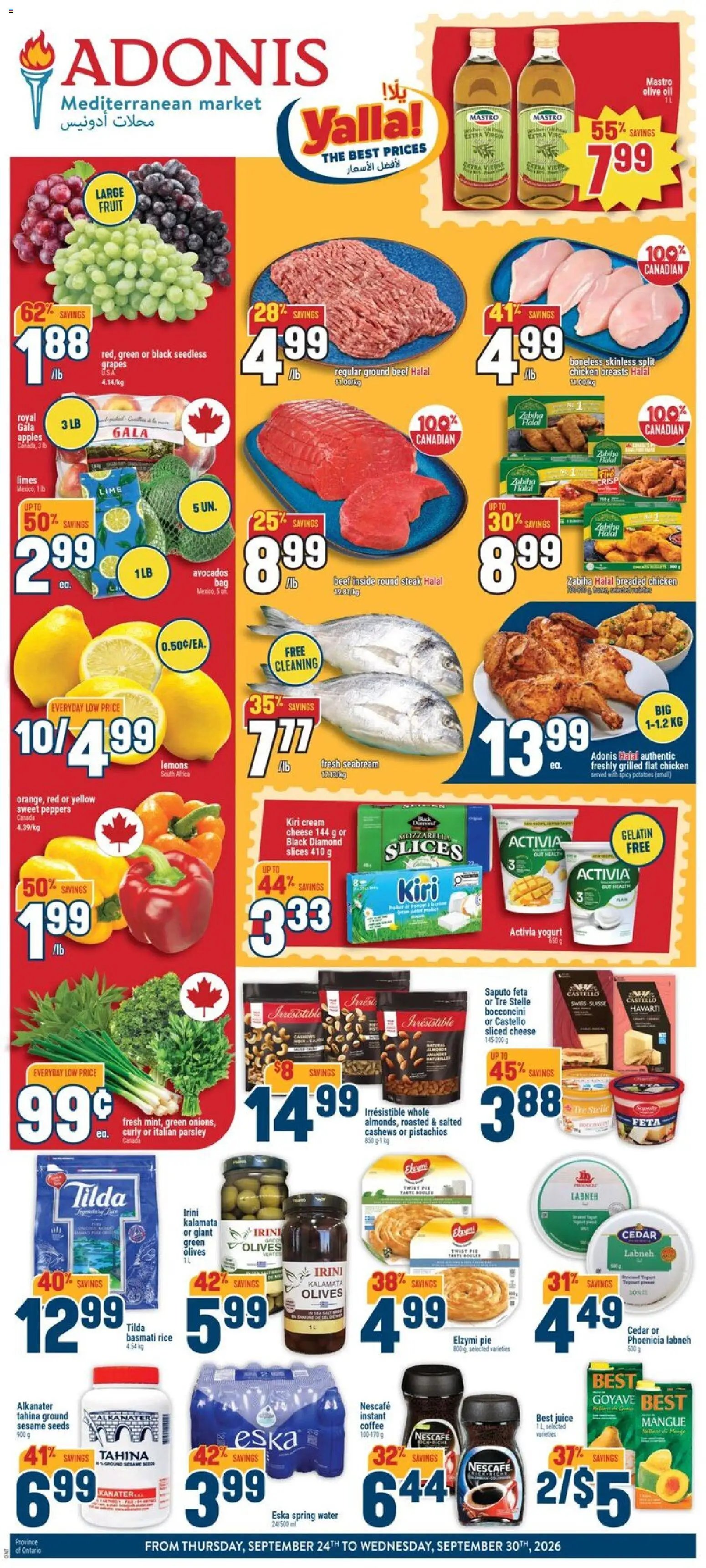 Adonis weekly flyer