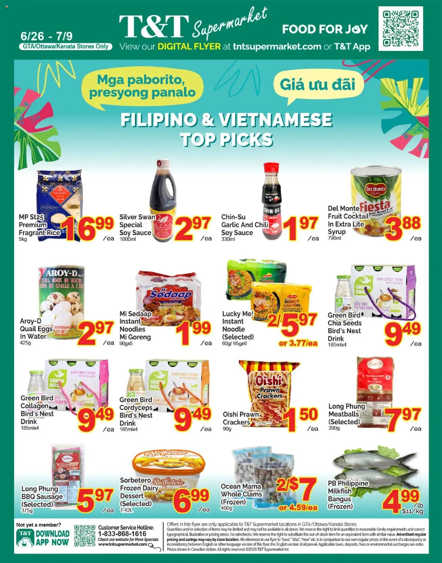 T&T Supermarket flyer