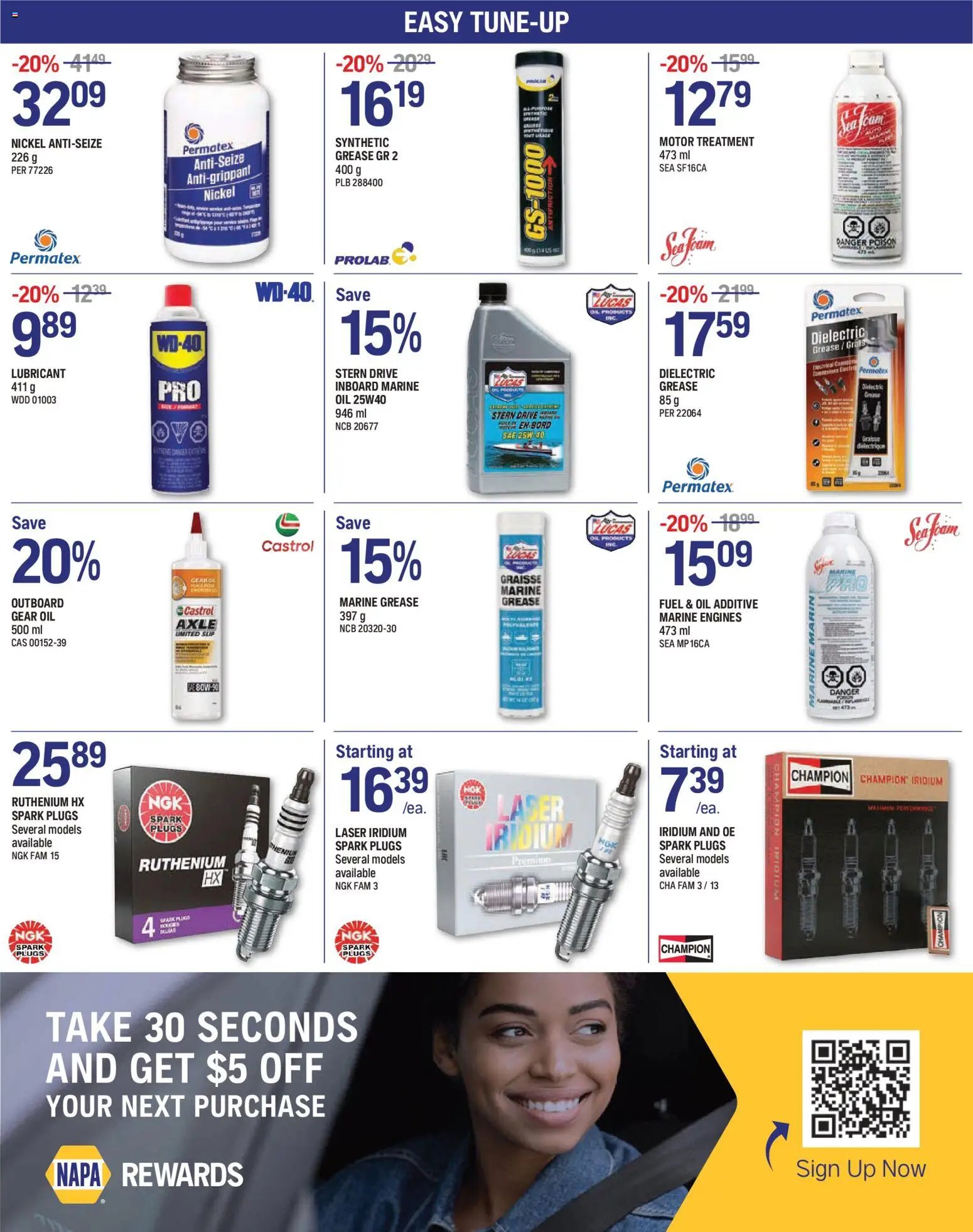NAPA Auto Parts weekly flyer