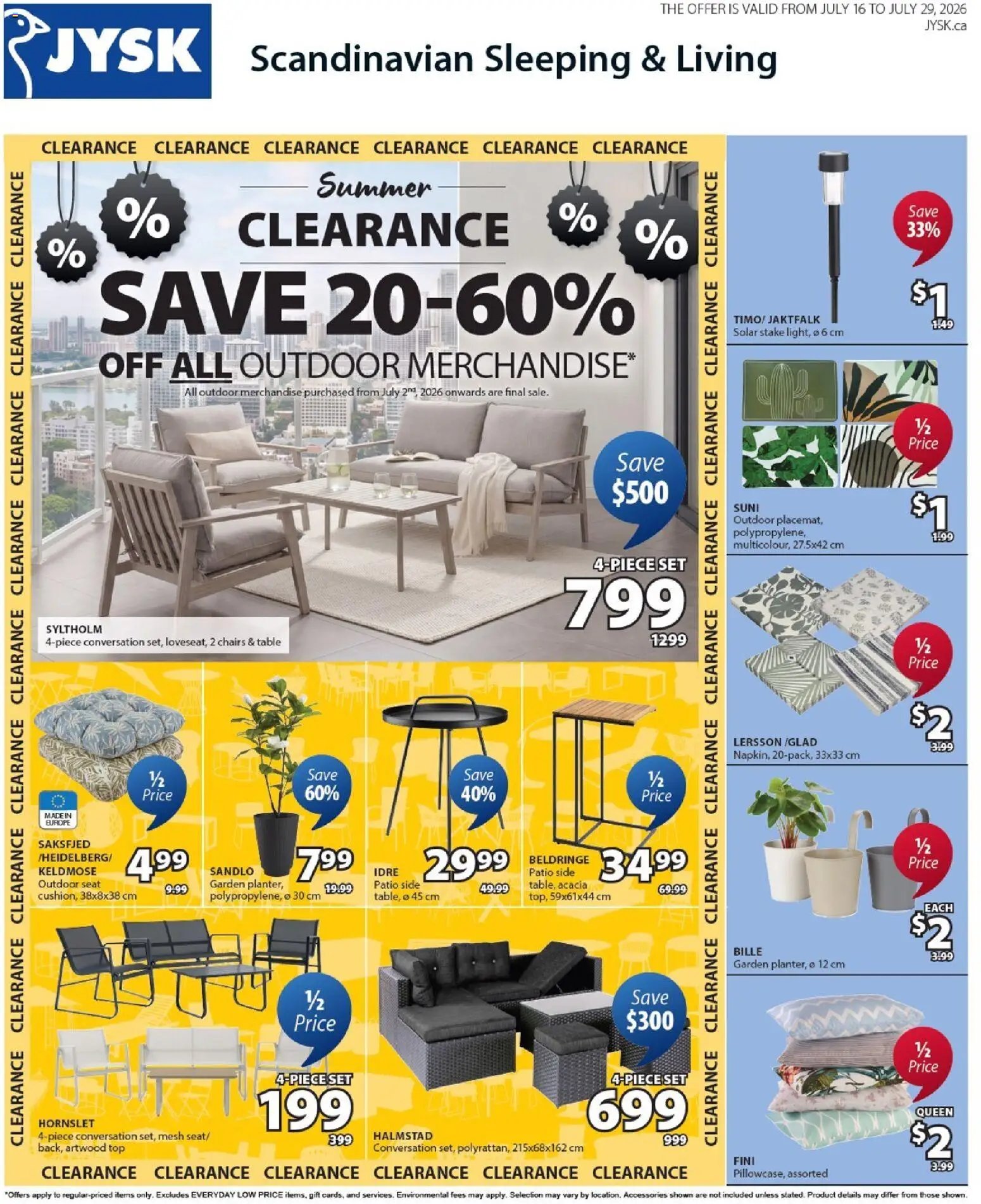 JYSK weekly flyer