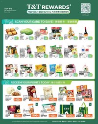 T&T Supermarket - T&T Rewards Member Benefit In-store flyer