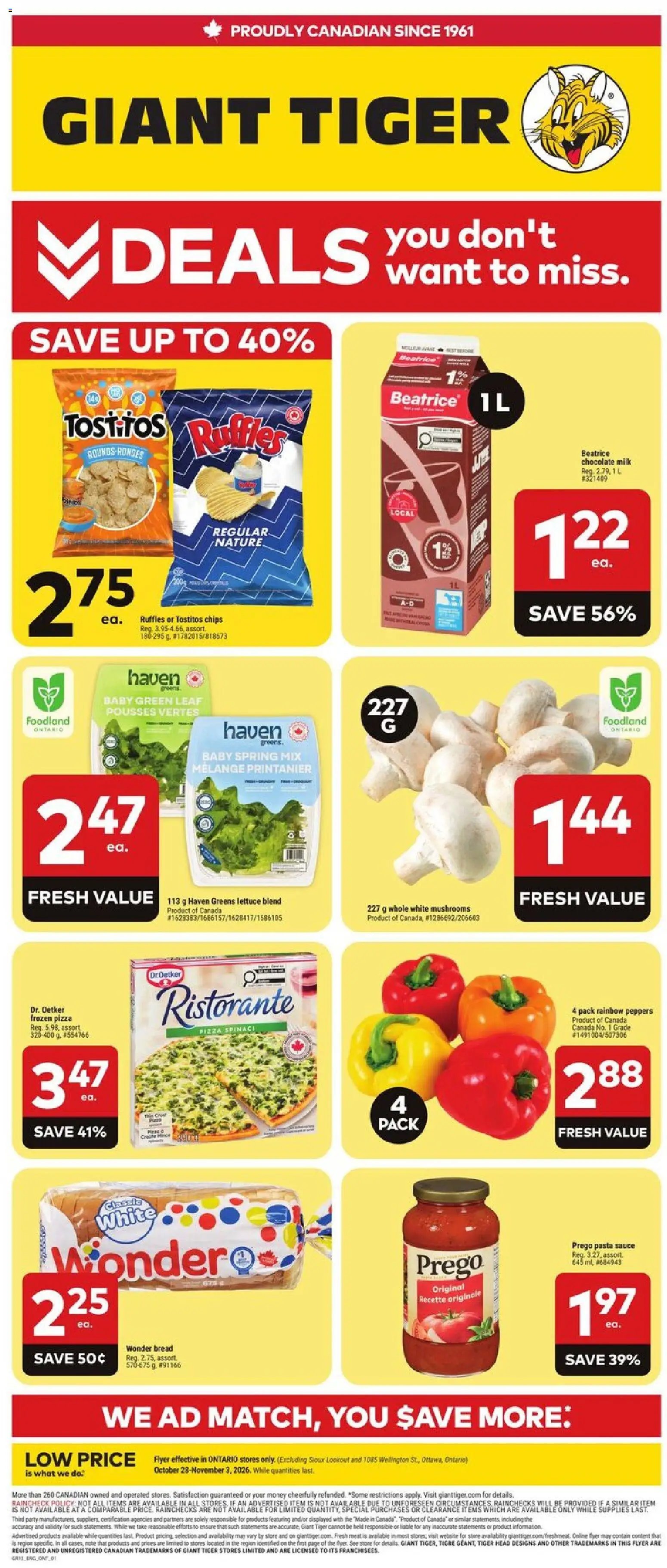 Giant Tiger weekly flyer