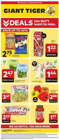 Giant Tiger weekly flyer