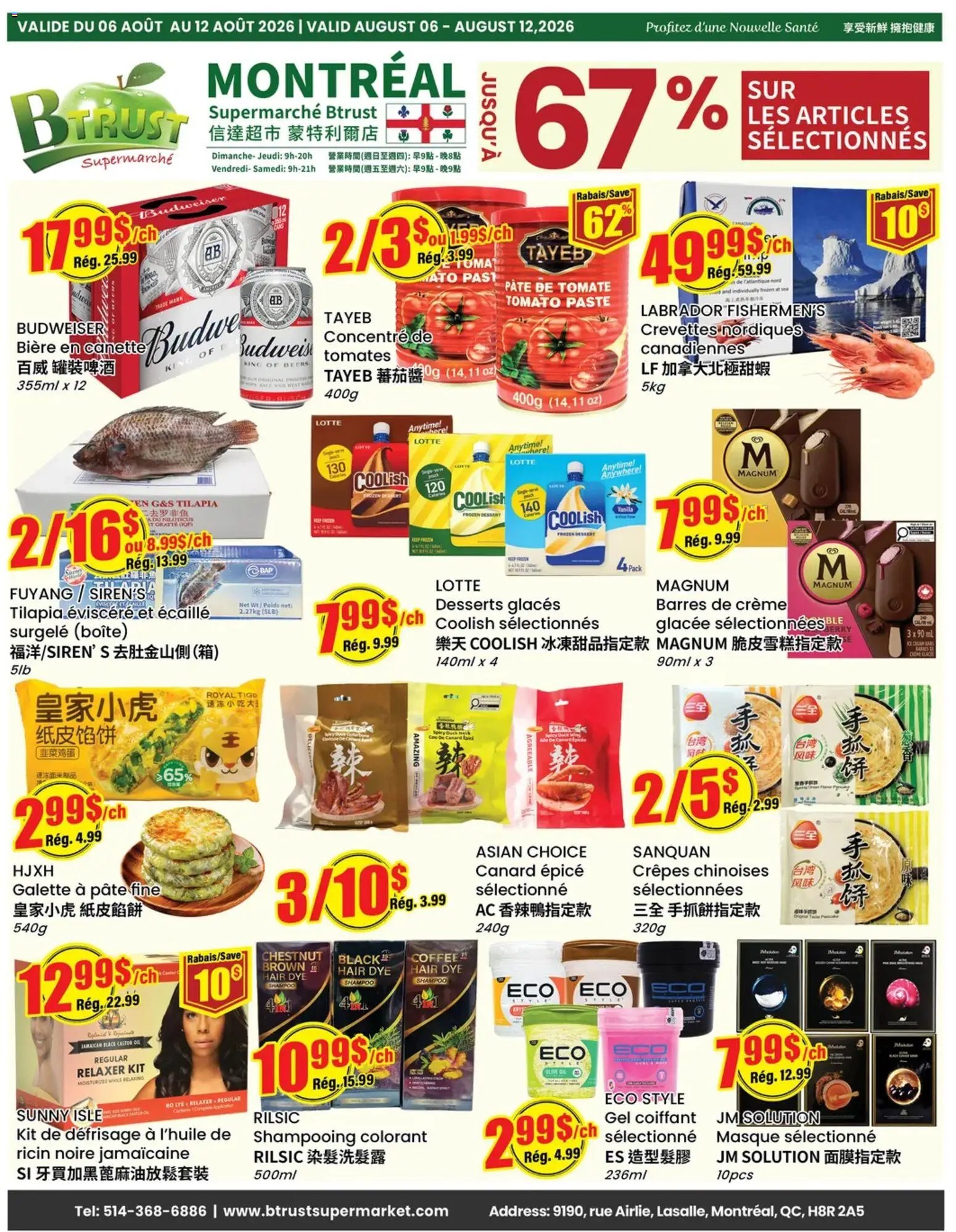 Btrust Supermarket weekly flyer / circulaire