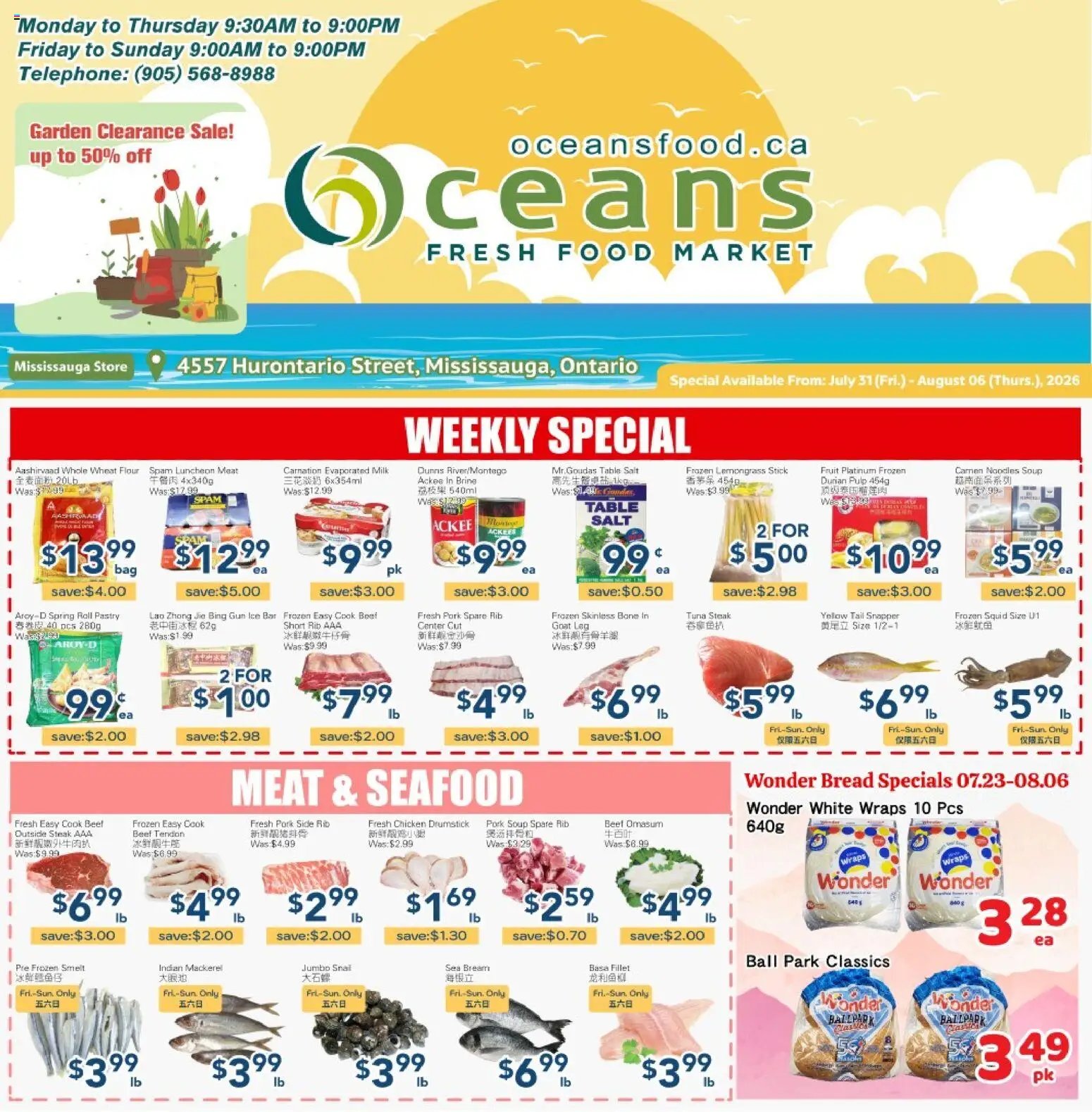 Oceans weekly flyer - Mississauga