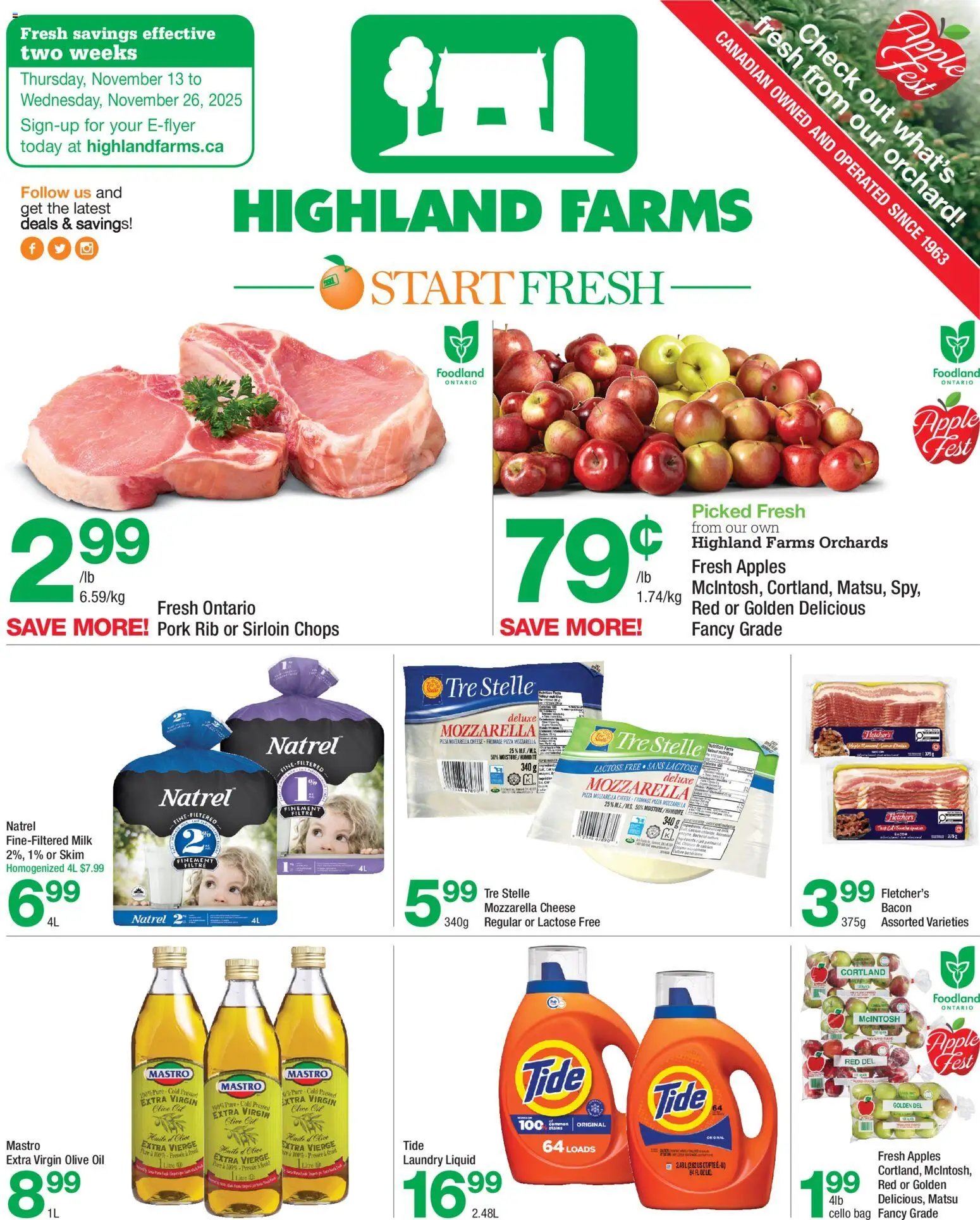 Highland Farms weekly flyer / circulaire