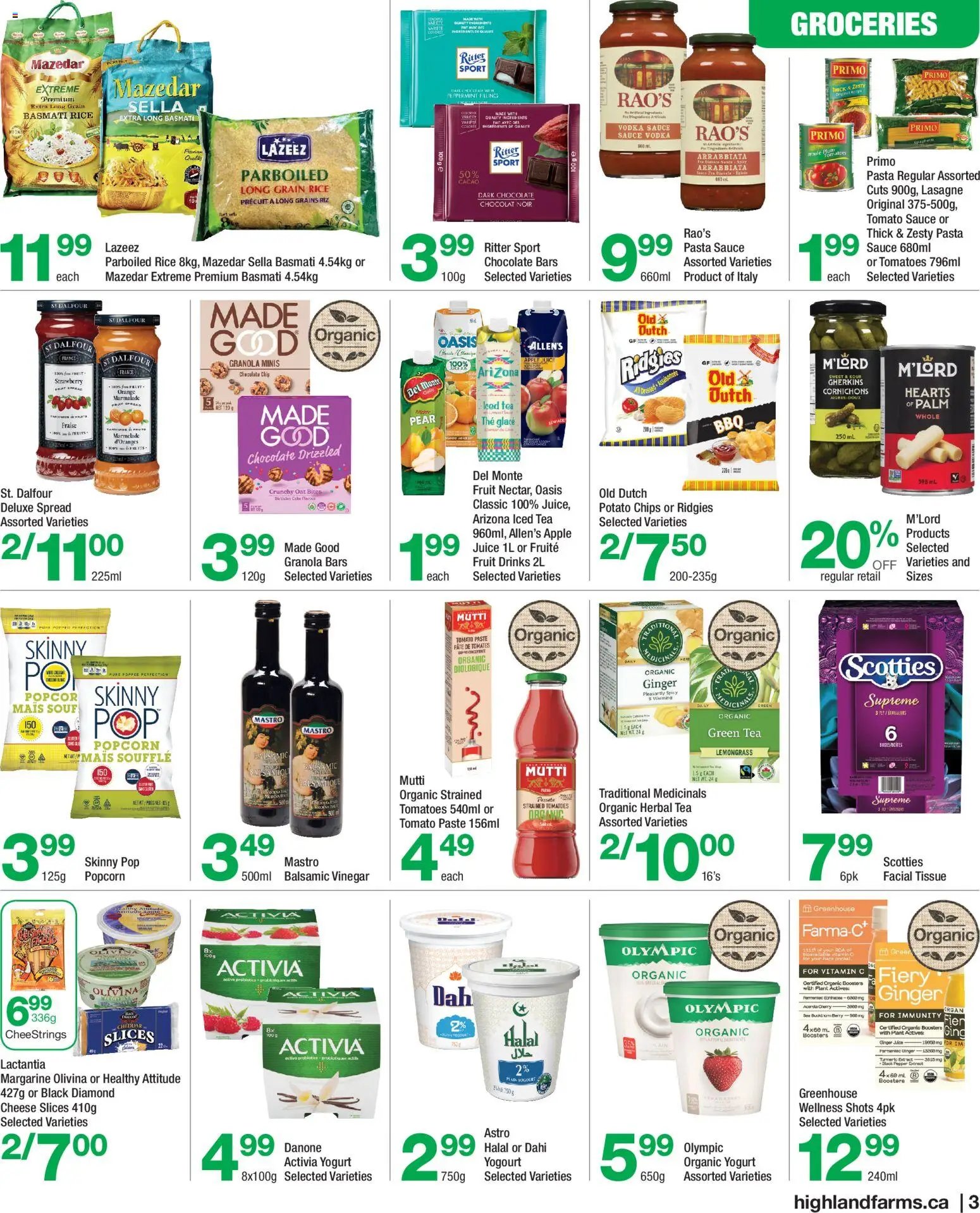 Highland Farms weekly flyer / circulaire