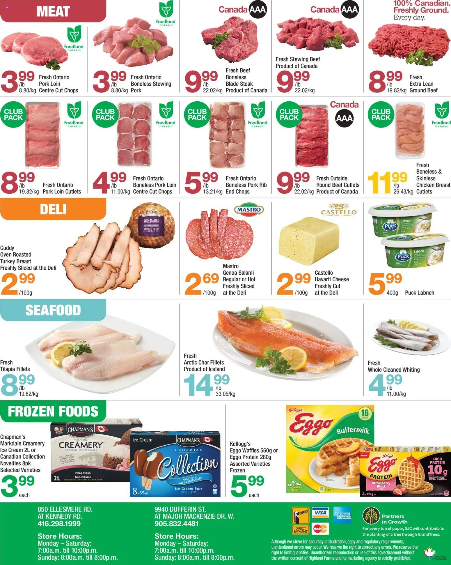 Highland Farms weekly flyer / circulaire