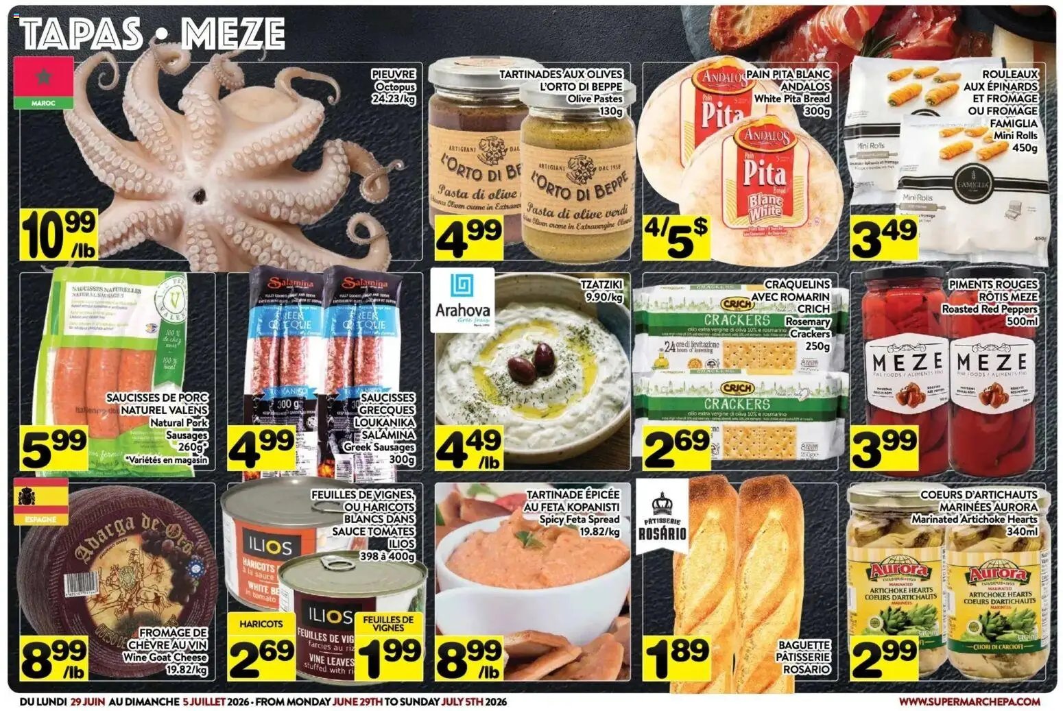 Pa Supermarché weekly flyer / circulaire
