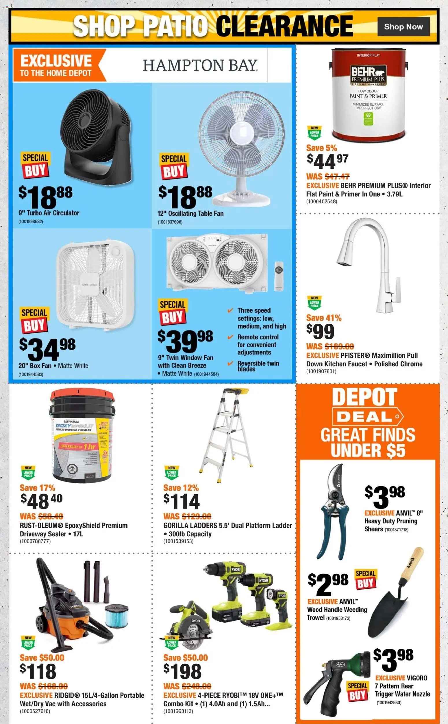 Home Depot weekly flyer / circulaire