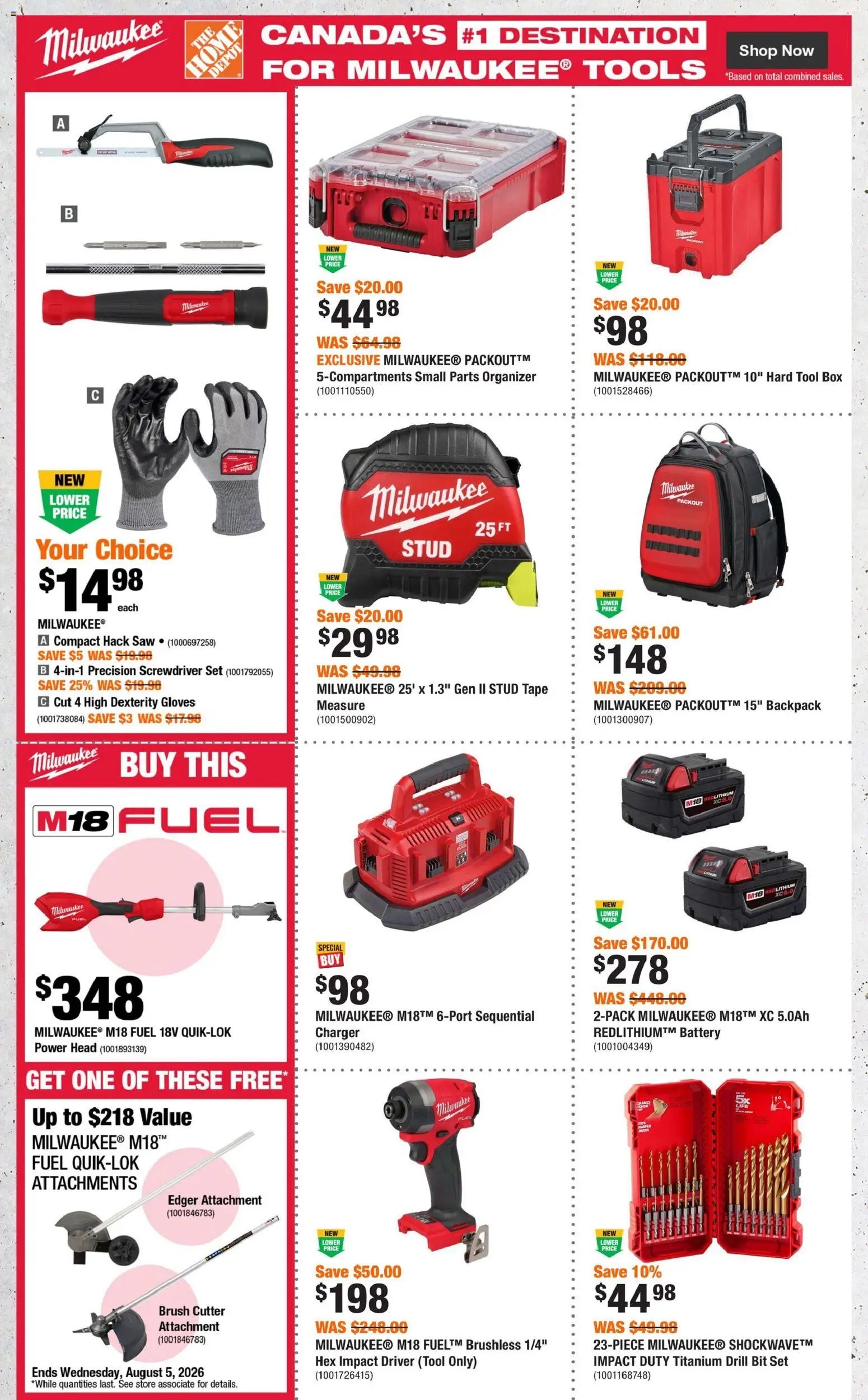 Home Depot weekly flyer / circulaire