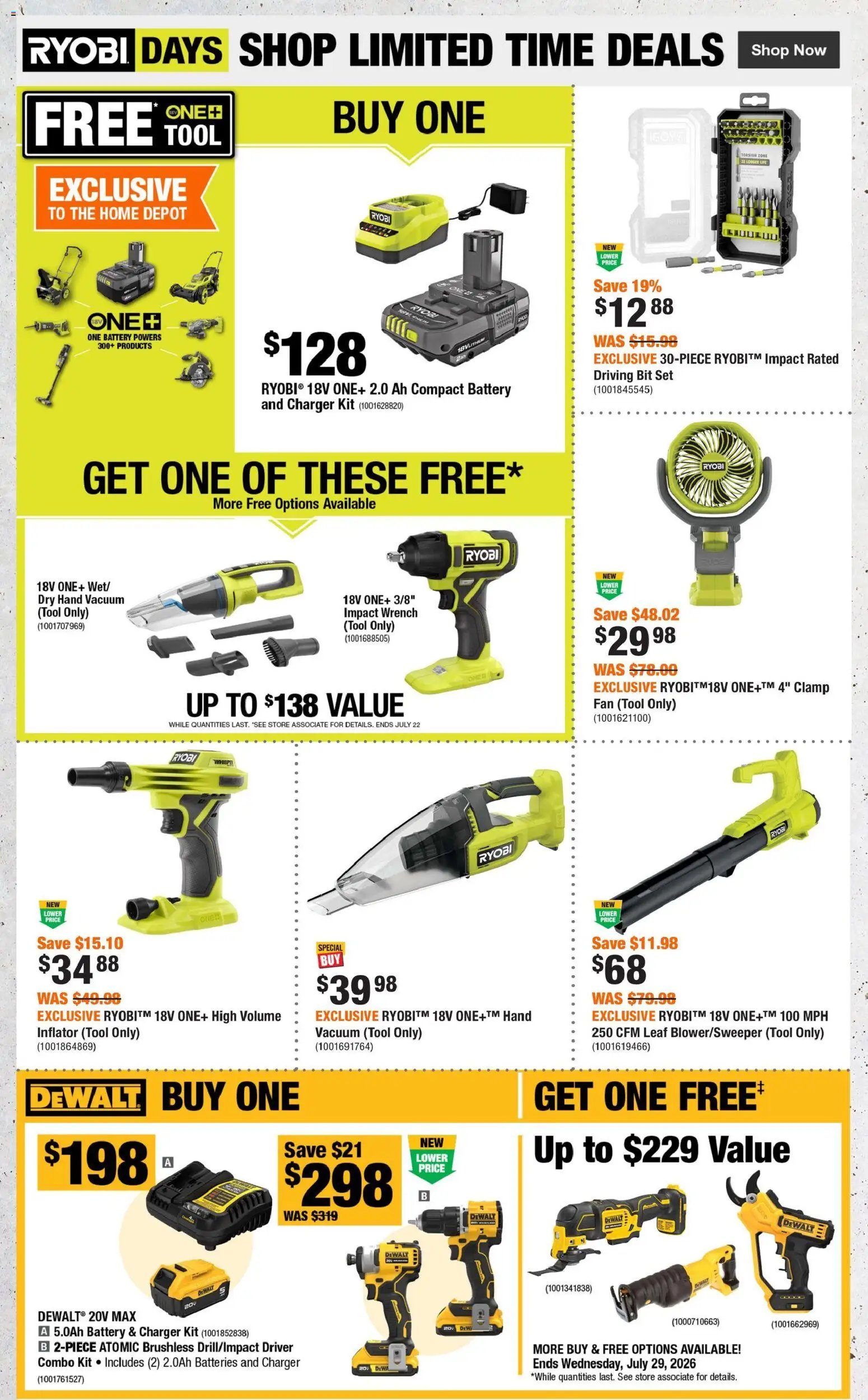 Home Depot weekly flyer / circulaire