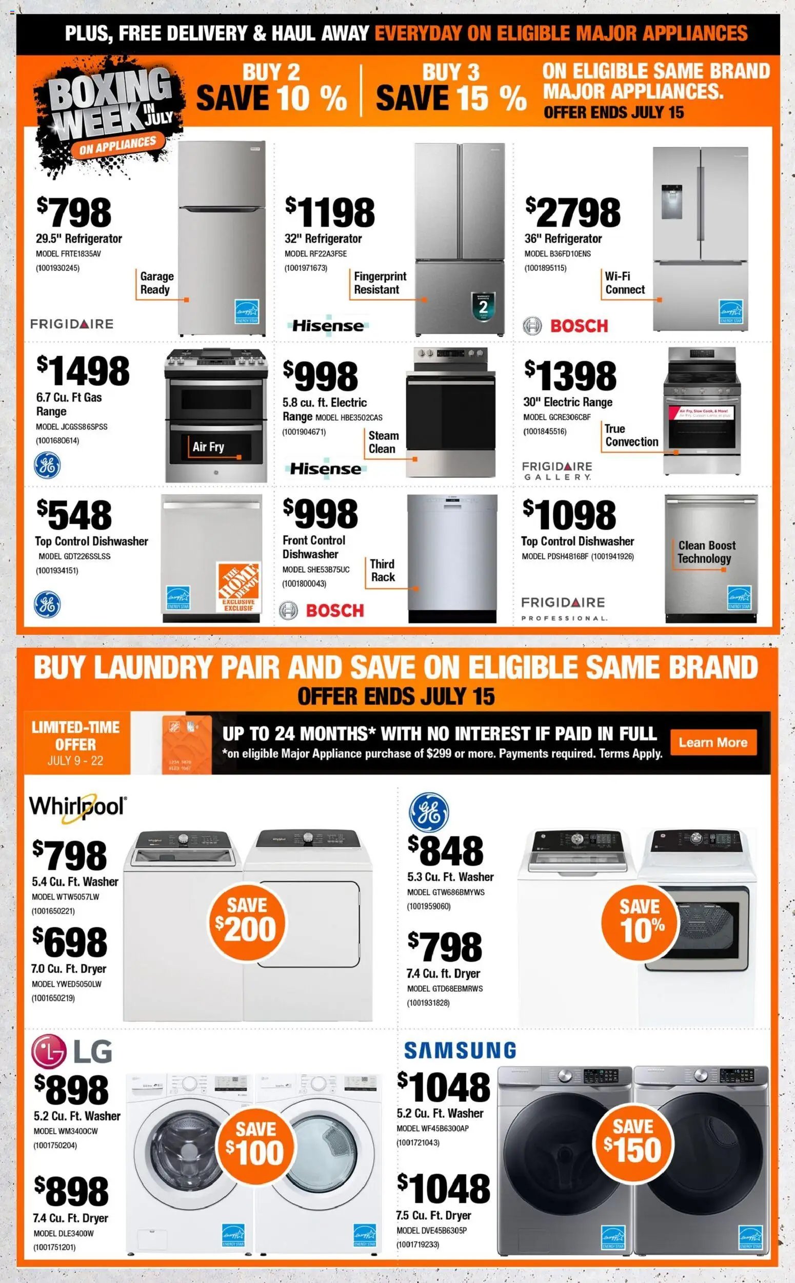 Home Depot weekly flyer / circulaire