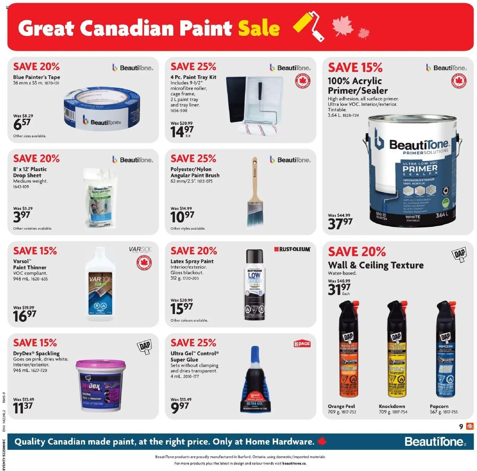 Home Hardware weekly flyer / circulaire