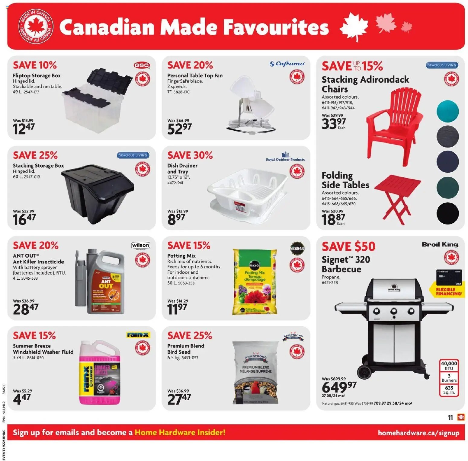 Home Hardware weekly flyer / circulaire