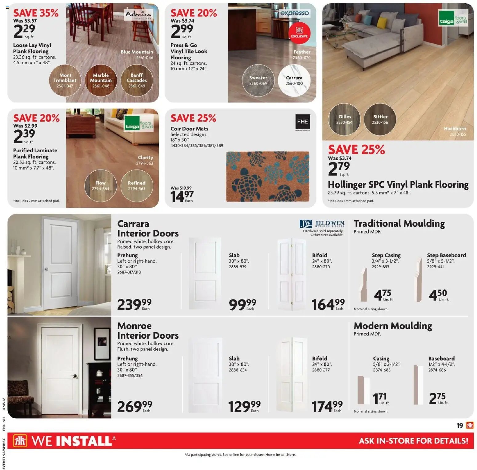 Home Hardware weekly flyer / circulaire