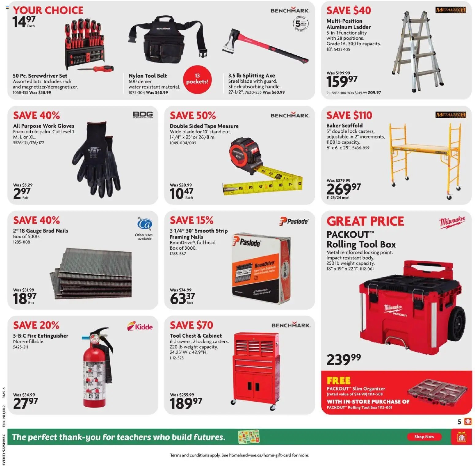 Home Hardware weekly flyer / circulaire