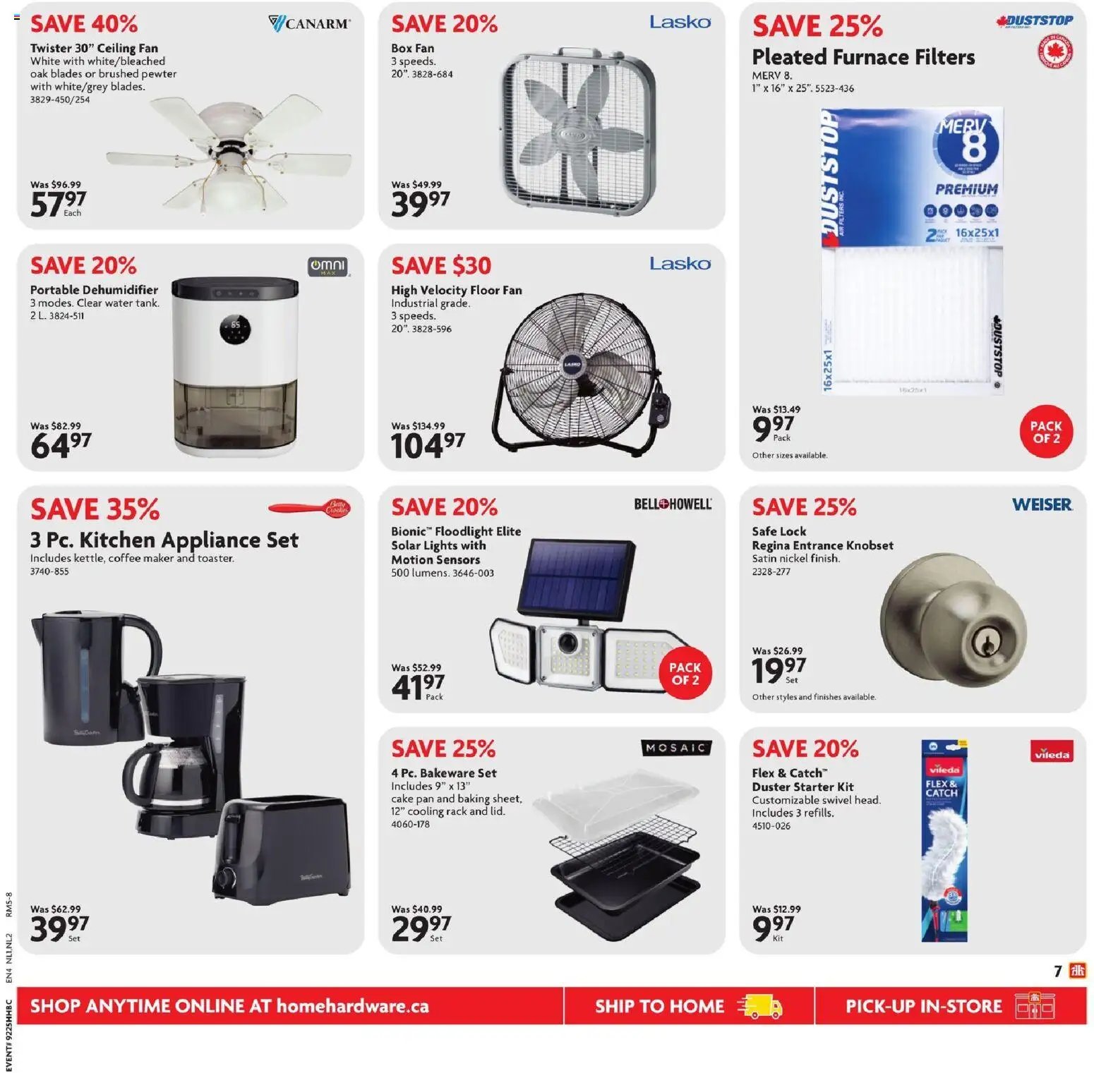 Home Hardware weekly flyer / circulaire